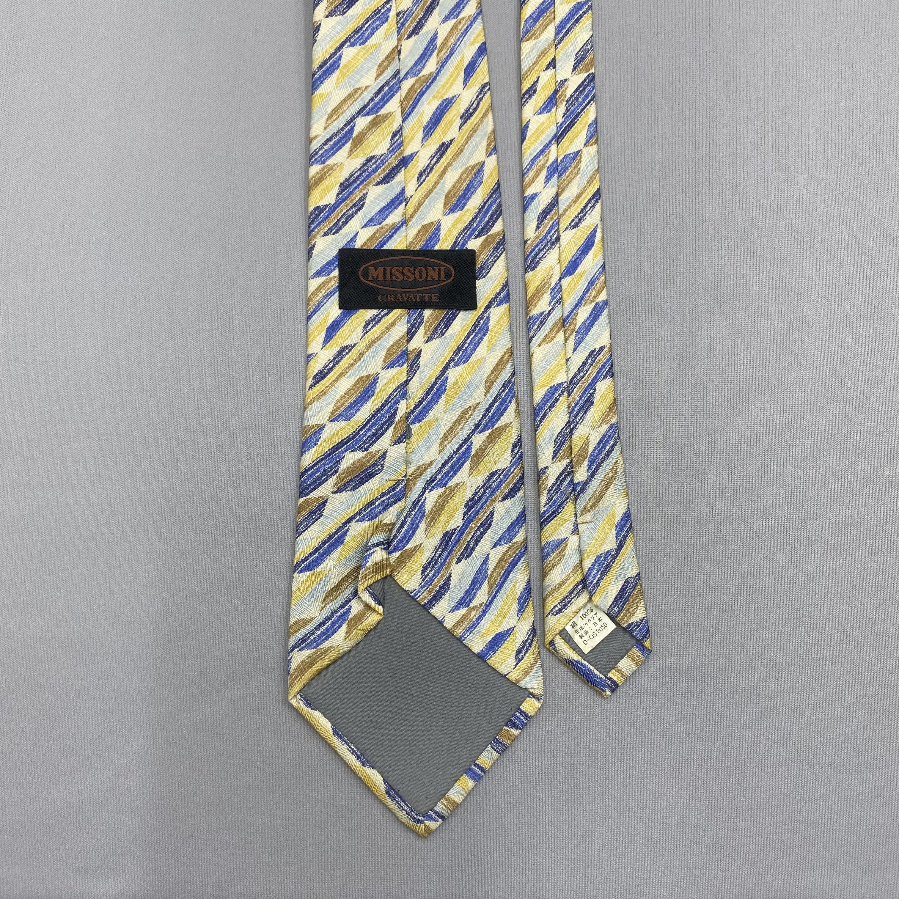 Missoni Vintage Missoni SILK Necktie Cravate Pure Silk Neck Tie Size ONE SIZE - 6 Thumbnail