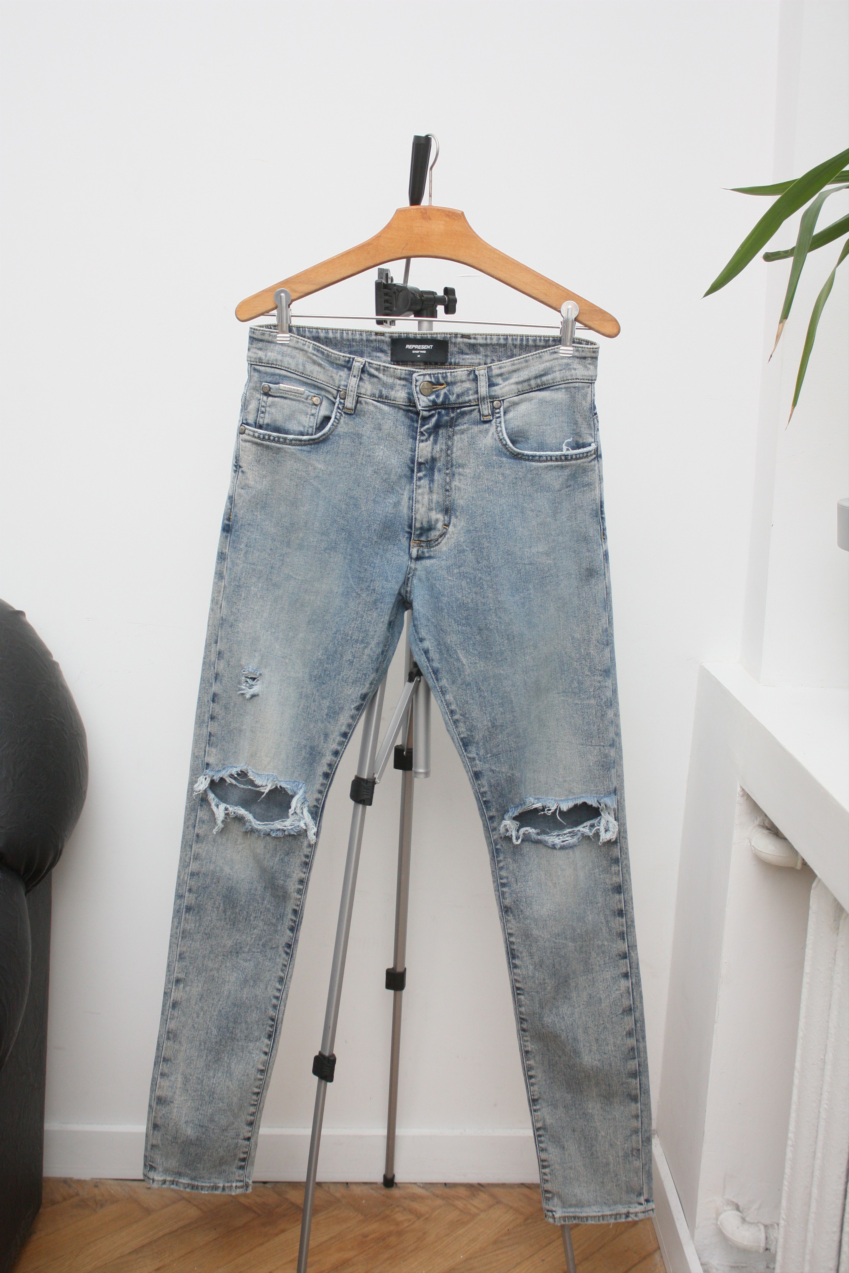 Represent Clo. Represent Destroyer Denim 32 Size US 30 / EU 46 - 2 Thumbnail