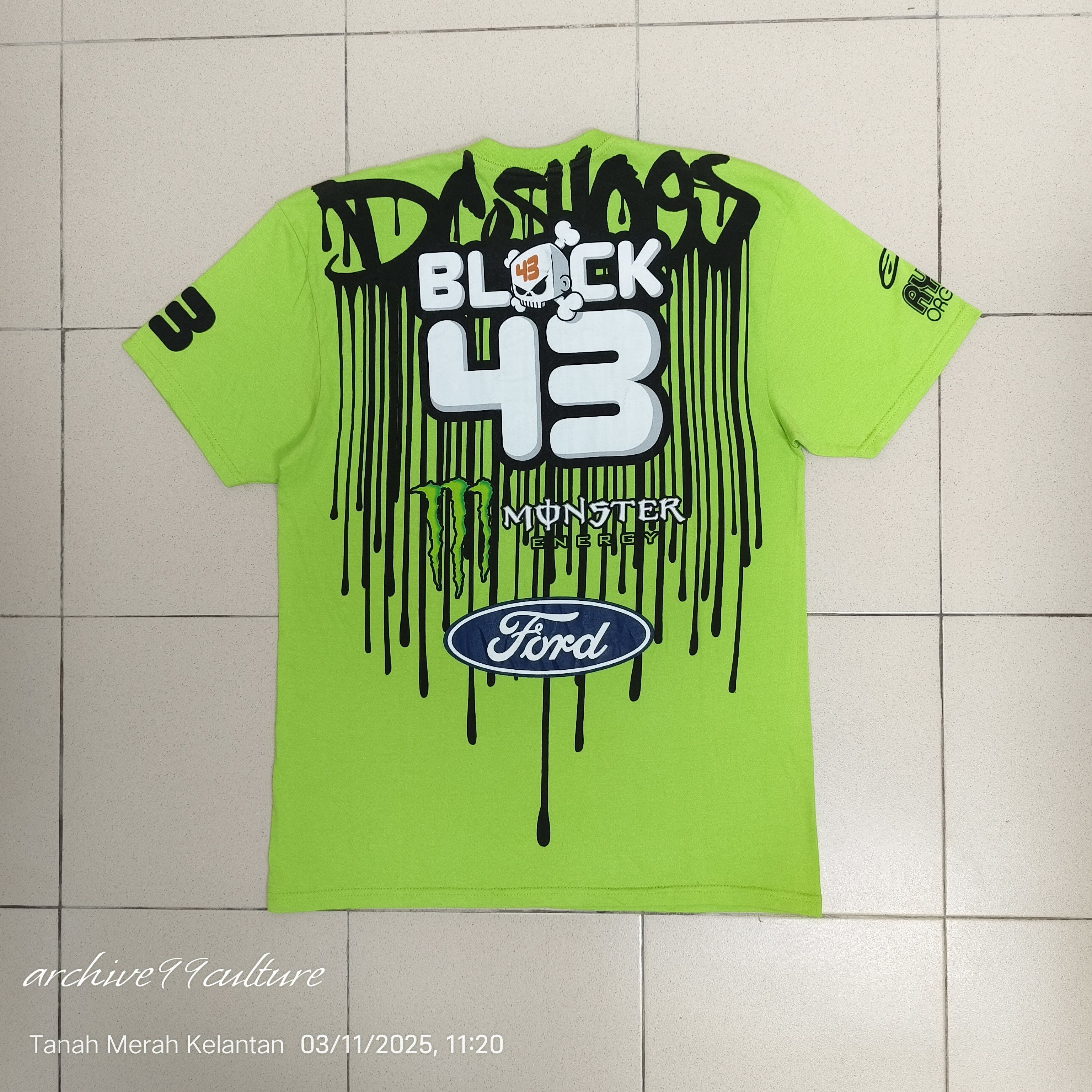 DC DC X Ken Block 43 Racing Sponsored ovp tee Size US L / EU 52-54 / 3 - 2 Thumbnail