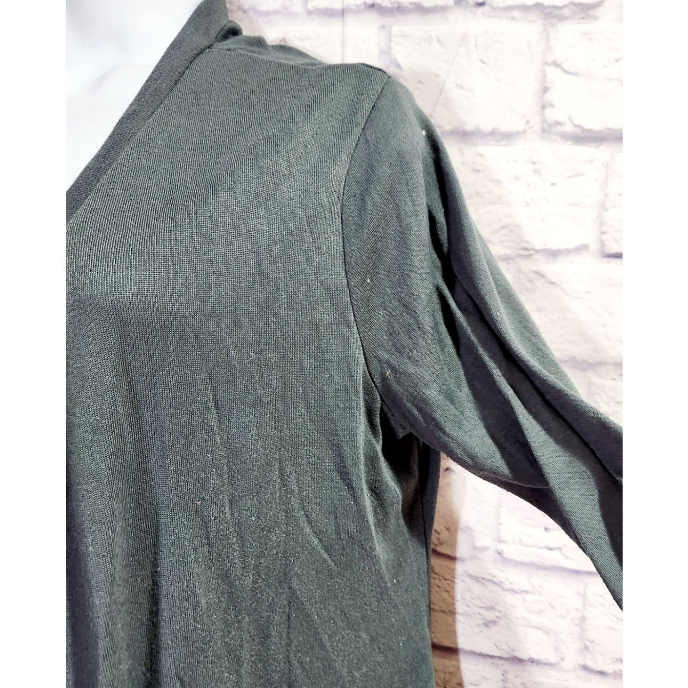 Other No Boundaries Gray Cardigan XL 15 17 Juniors Crochet Back Size XL / US 12-14 / IT 48-50 - 2 Thumbnail