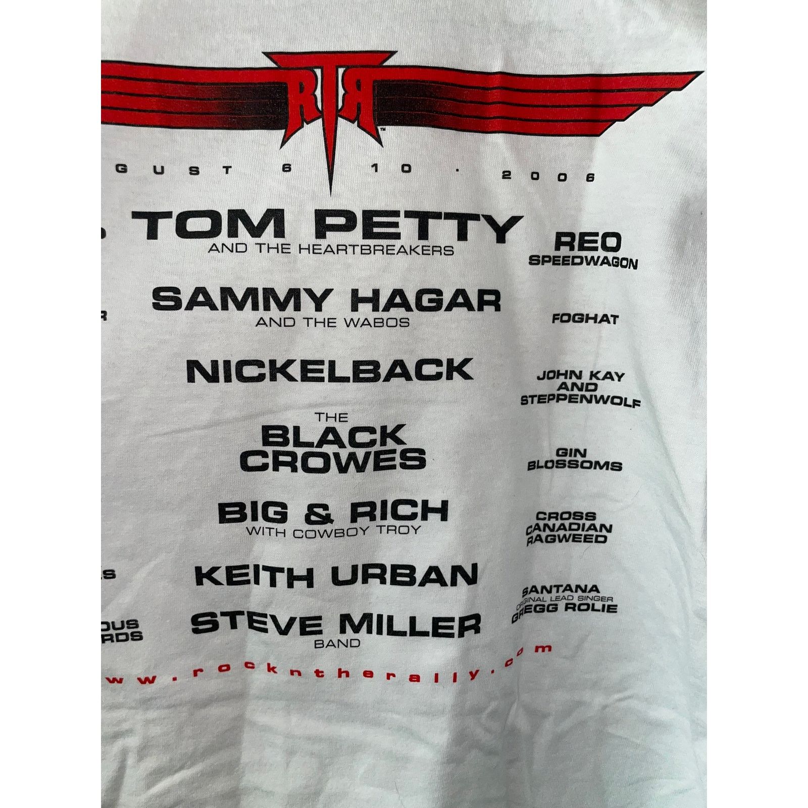Delta Rock The Rally Shirt L Tom Petty Keith Urban Concert Tee Size US L / EU 52-54 / 3 - 8 Thumbnail