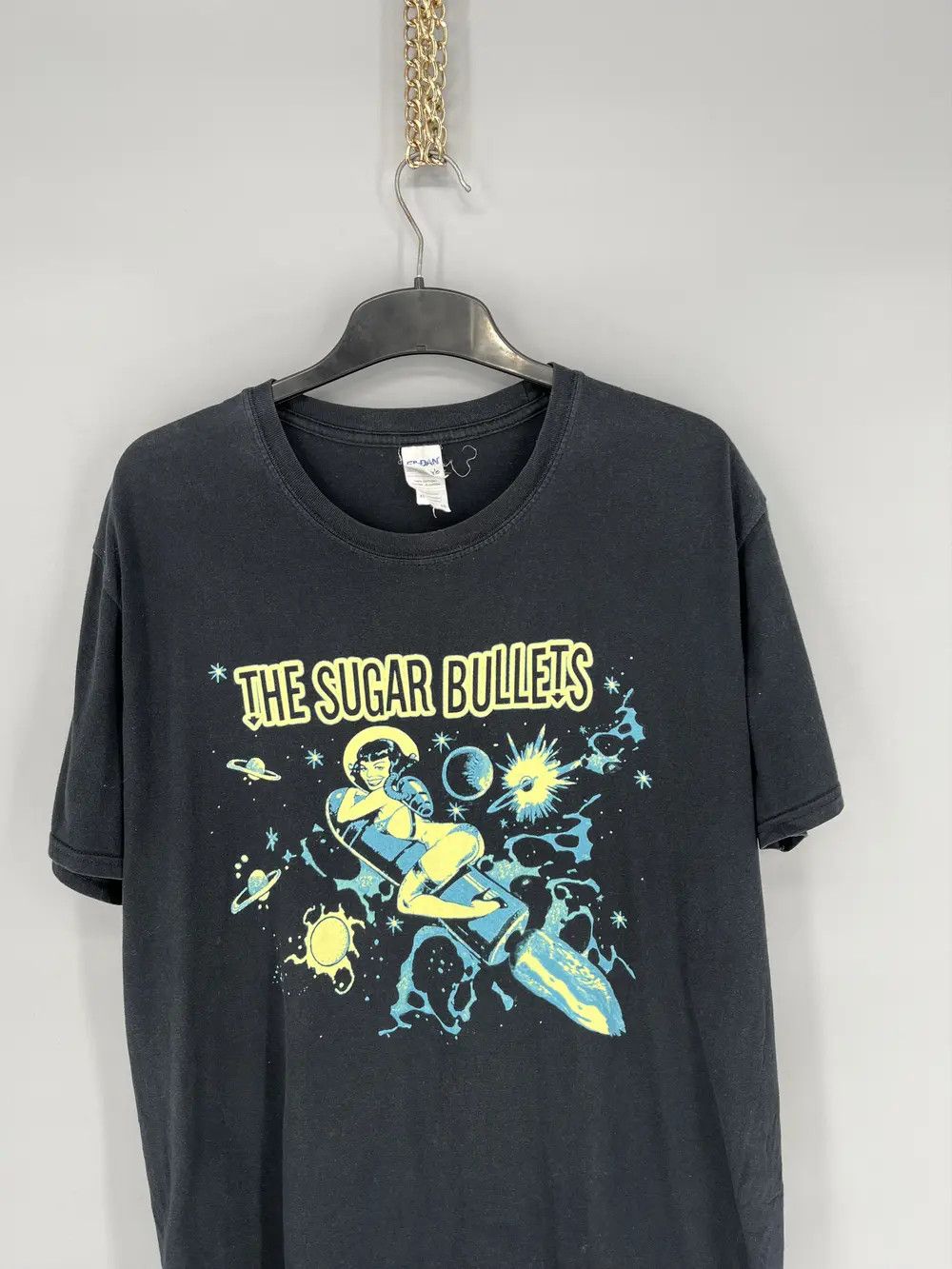 Vintage Vintage Y2k The Stranglers " sugar bullets " sexy girl tee Size US L / EU 52-54 / 3 - 3 Thumbnail