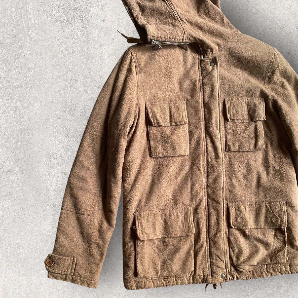 Helmut Lang AW99 Vintage Cotton Field Jacket Size US S / EU 44-46 / 1 - 2 Thumbnail