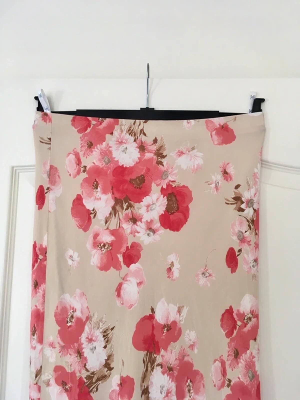 Other Gold by Michael H vintage y2k maxi floral pink summer skirt Size 30" / US 8 / IT 44 - 2 Thumbnail