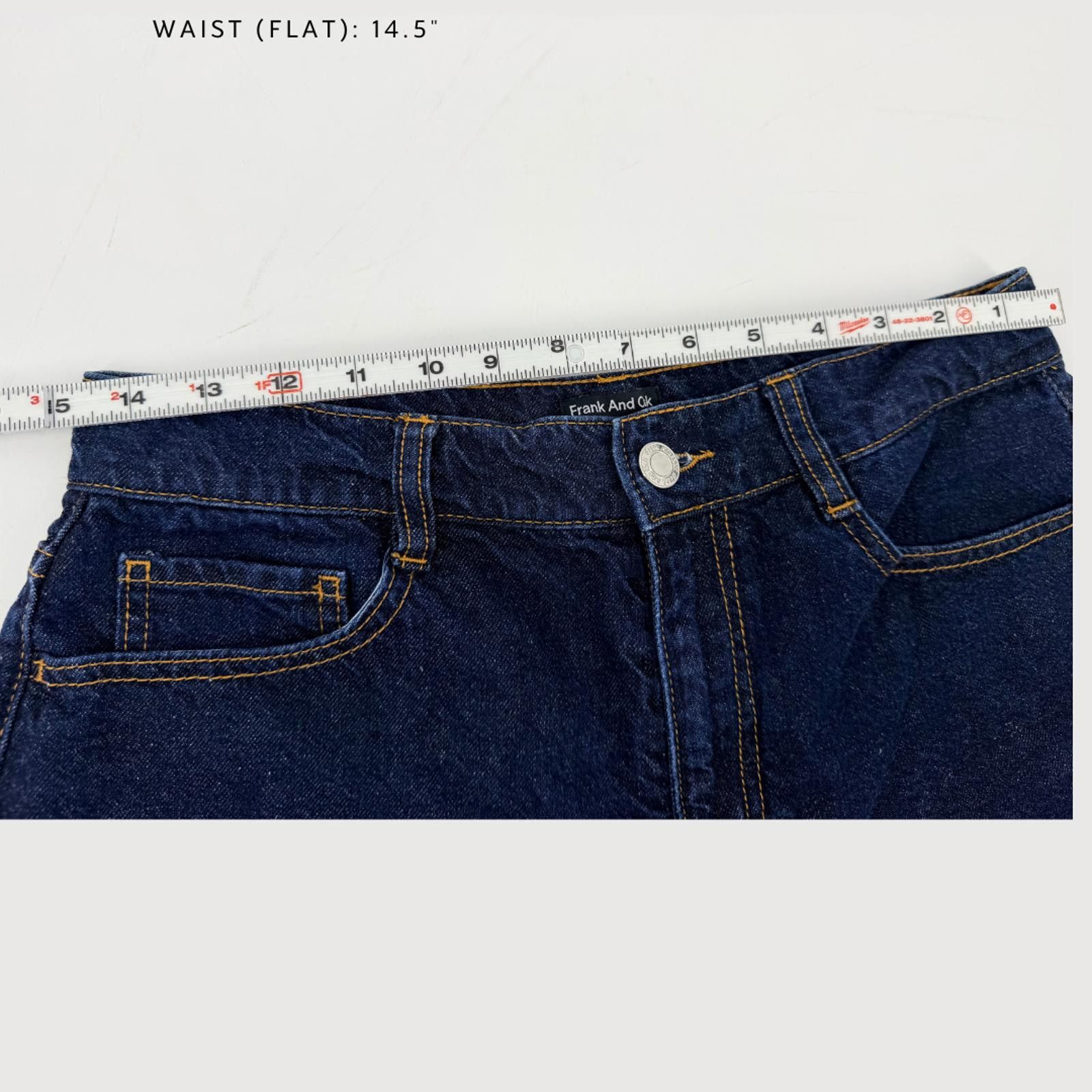 Frank And Oak Frank And Oak Relaxed Dark Wash Shorts 27 Size 27" / US 4 / IT 40 - 6 Thumbnail