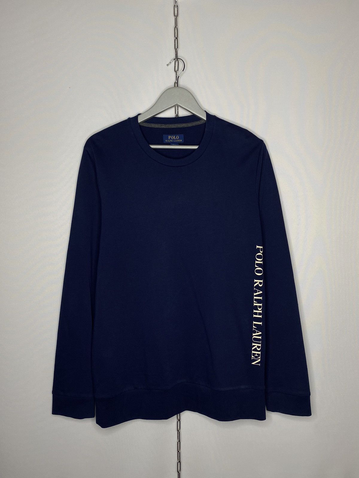 Polo Ralph Lauren 💵 Polo Ralph Lauren Long Sleeve Sweatshirt Big Logo Navy💵 Size US L / EU 52-54 / 3 - 1 Thumbnail