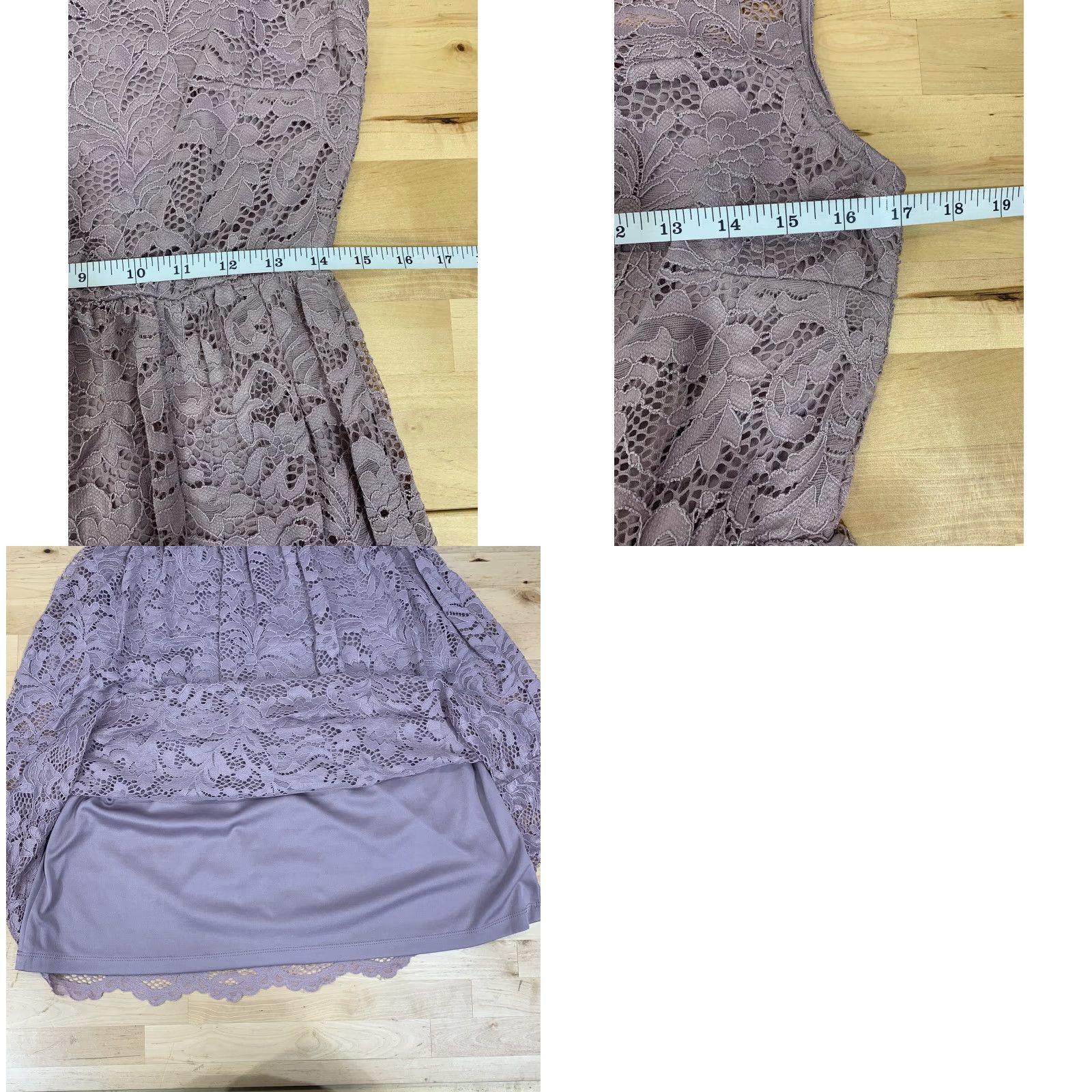 Vintage Candalite Dress Sleeveless Floral Purple M Women Short Pullover Casual Party/Cocktail Spring Summer Vintage No (adjusted) Size M / US 6-8 / IT 42-44 - 8 Thumbnail