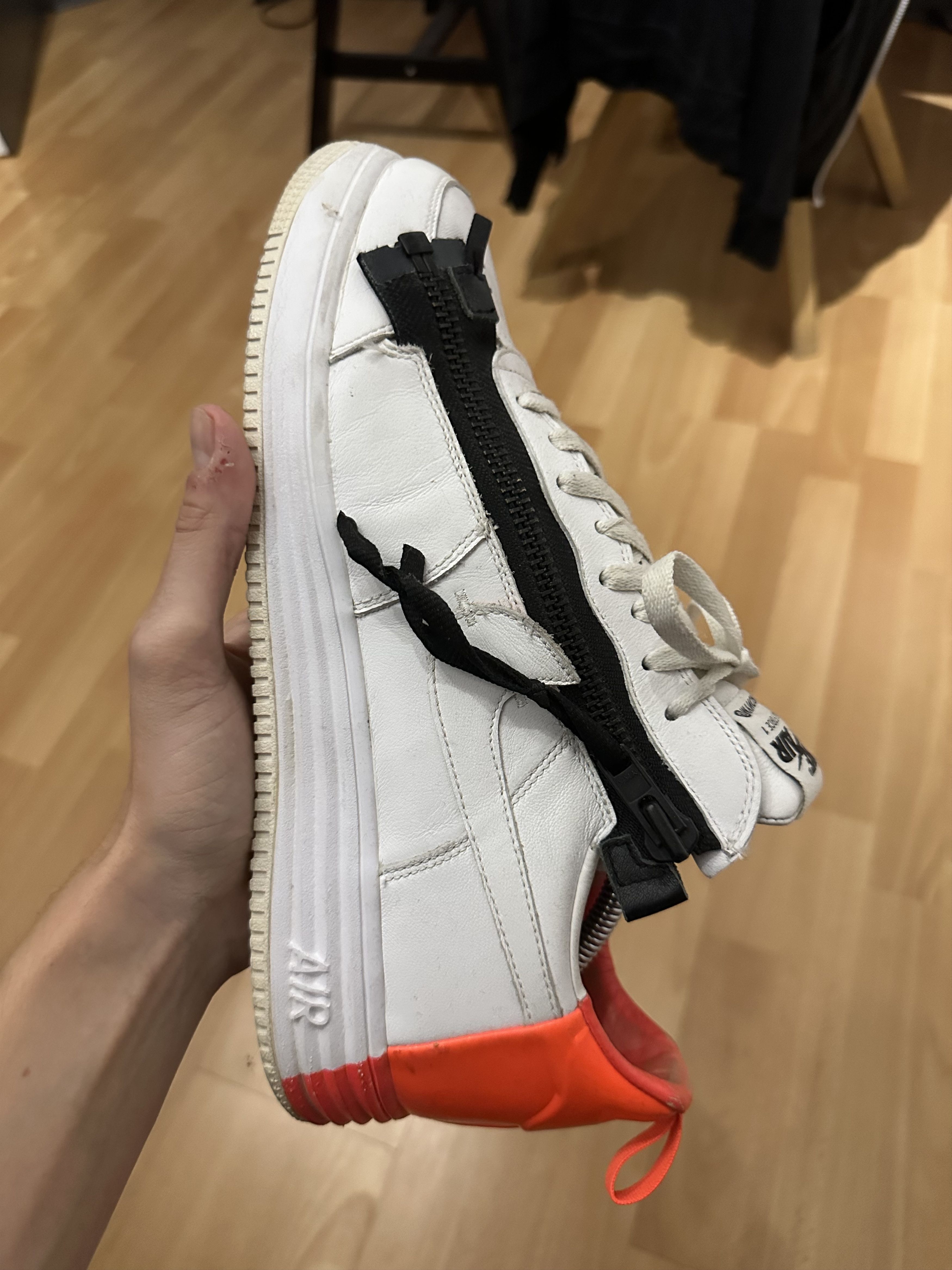 Acronym × Nike Nike Lunar Force 1 Low Acronym Bright Crimson (2015) Size US 12 / EU 45 - 2 Thumbnail