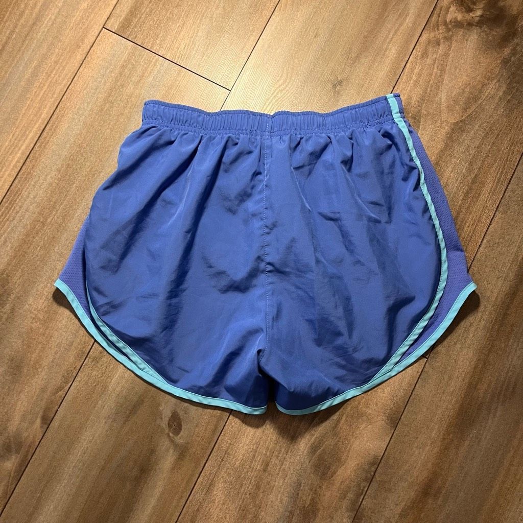 Nike Nike Blue Athletic Workout Shorts Women Medium Bin J-54 Size 30" / US 8 / IT 44 - 4 Thumbnail