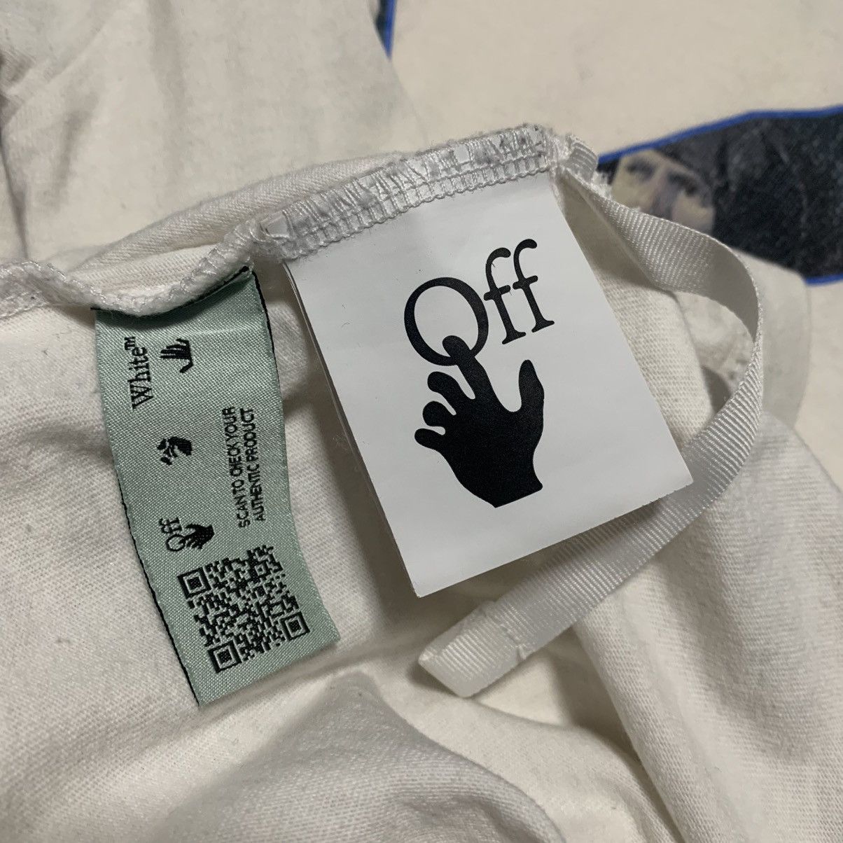 Off-White Off White Medium Caravaggio Arrows White Tee Virgil Abloh Size US M / EU 48-50 / 2 - 8 Thumbnail