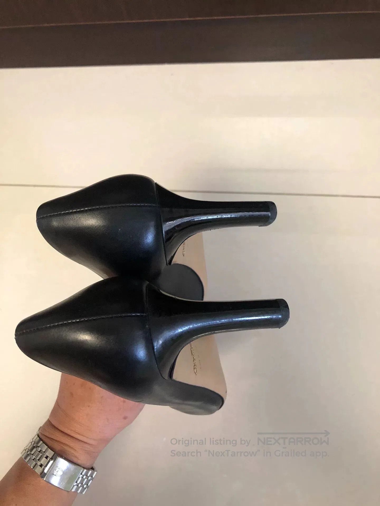 Salvatore Ferragamo Ferragamo Handmade Leather High Heels. Size US 4.5 / IT 34.5 - 6 Thumbnail