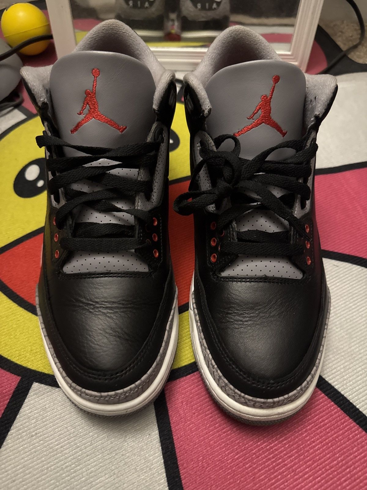 Jordan Brand Jordan 3 Black Cement Size US 10 / EU 43 - 3 Thumbnail