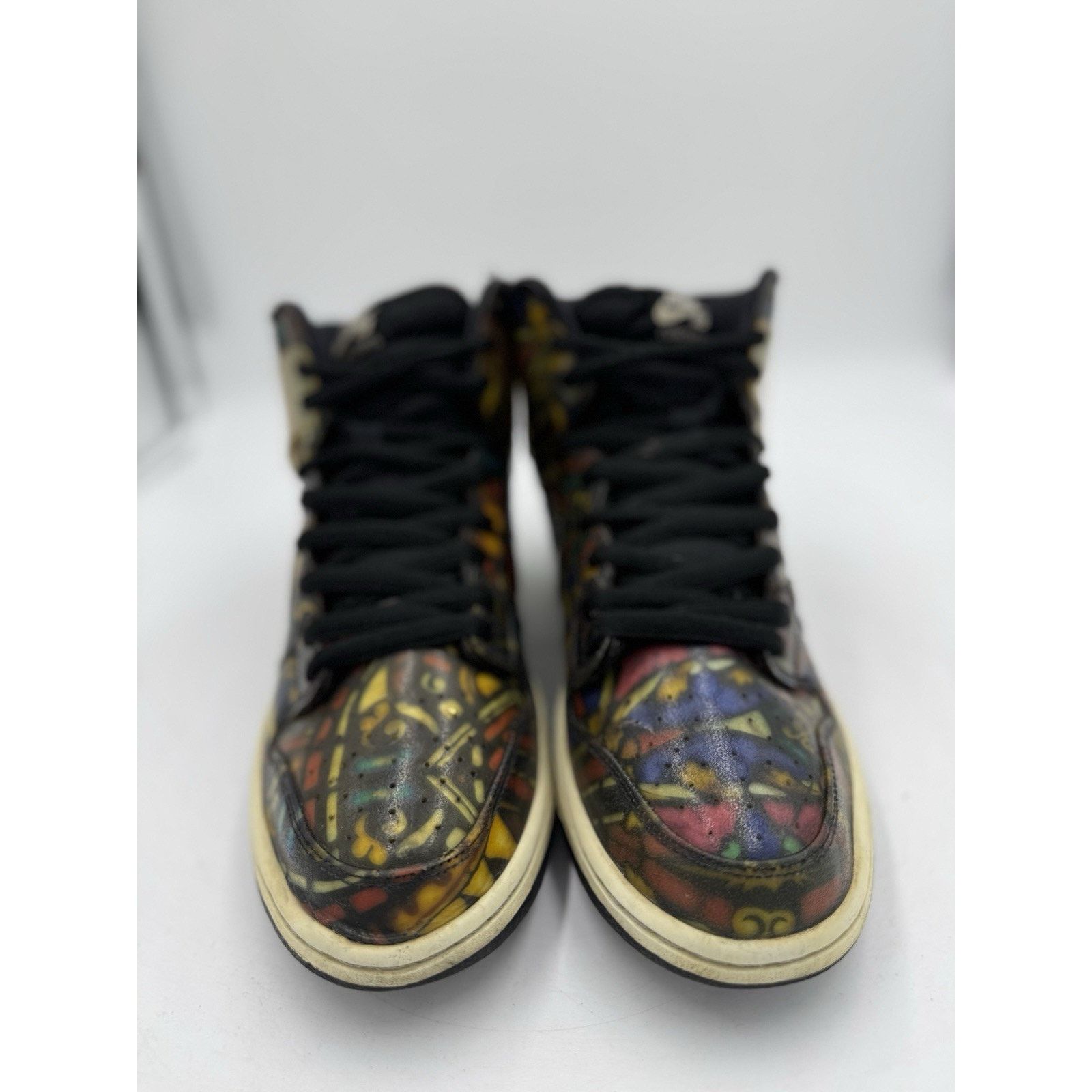 Nike Size 11 - Nike Concepts x SB Dunk High Stained Glass bs904 Size US 11 / EU 44 - 2 Thumbnail
