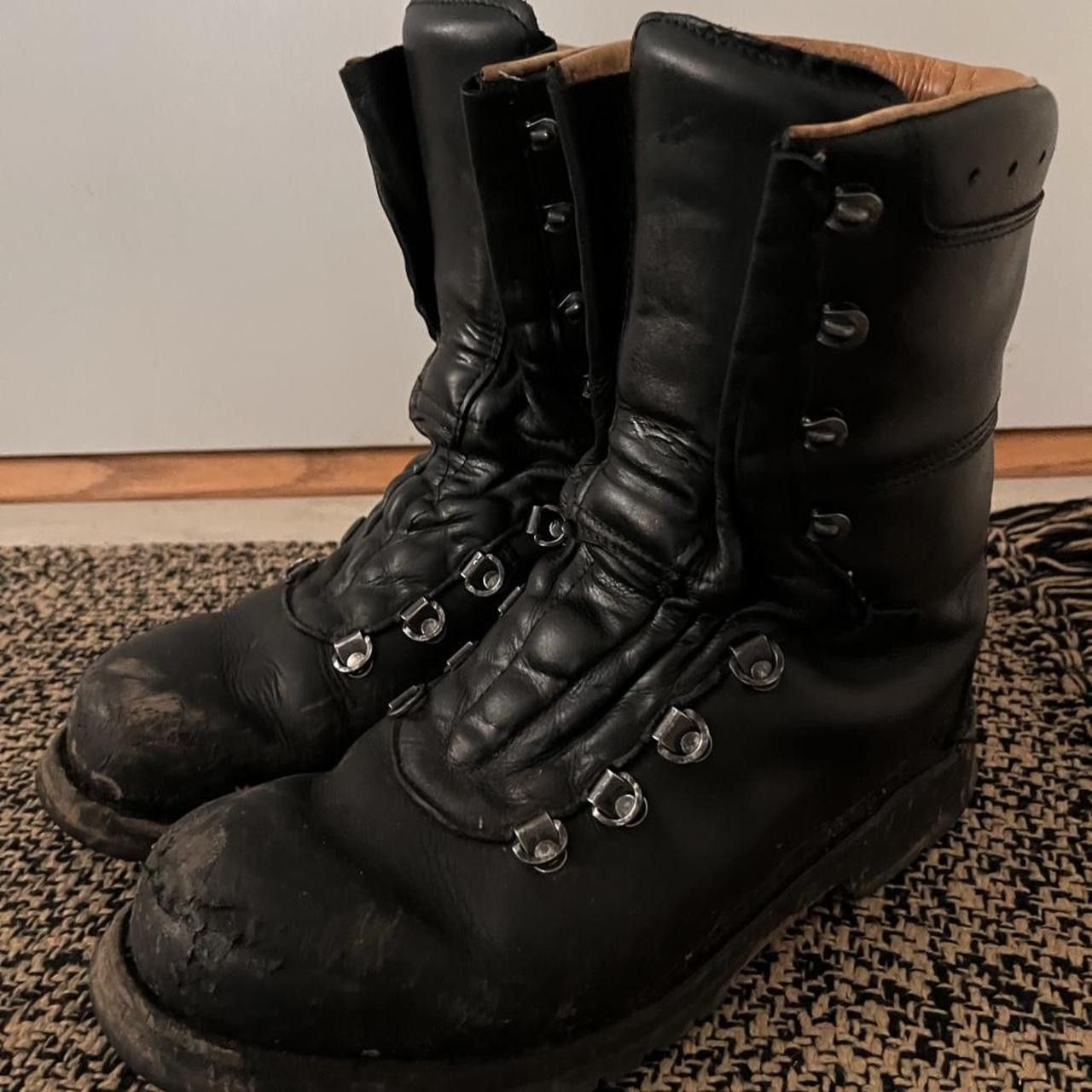 Other Black Heavy Military/Work Boots Size US 9.5 / EU 42-43 - 1 Thumbnail