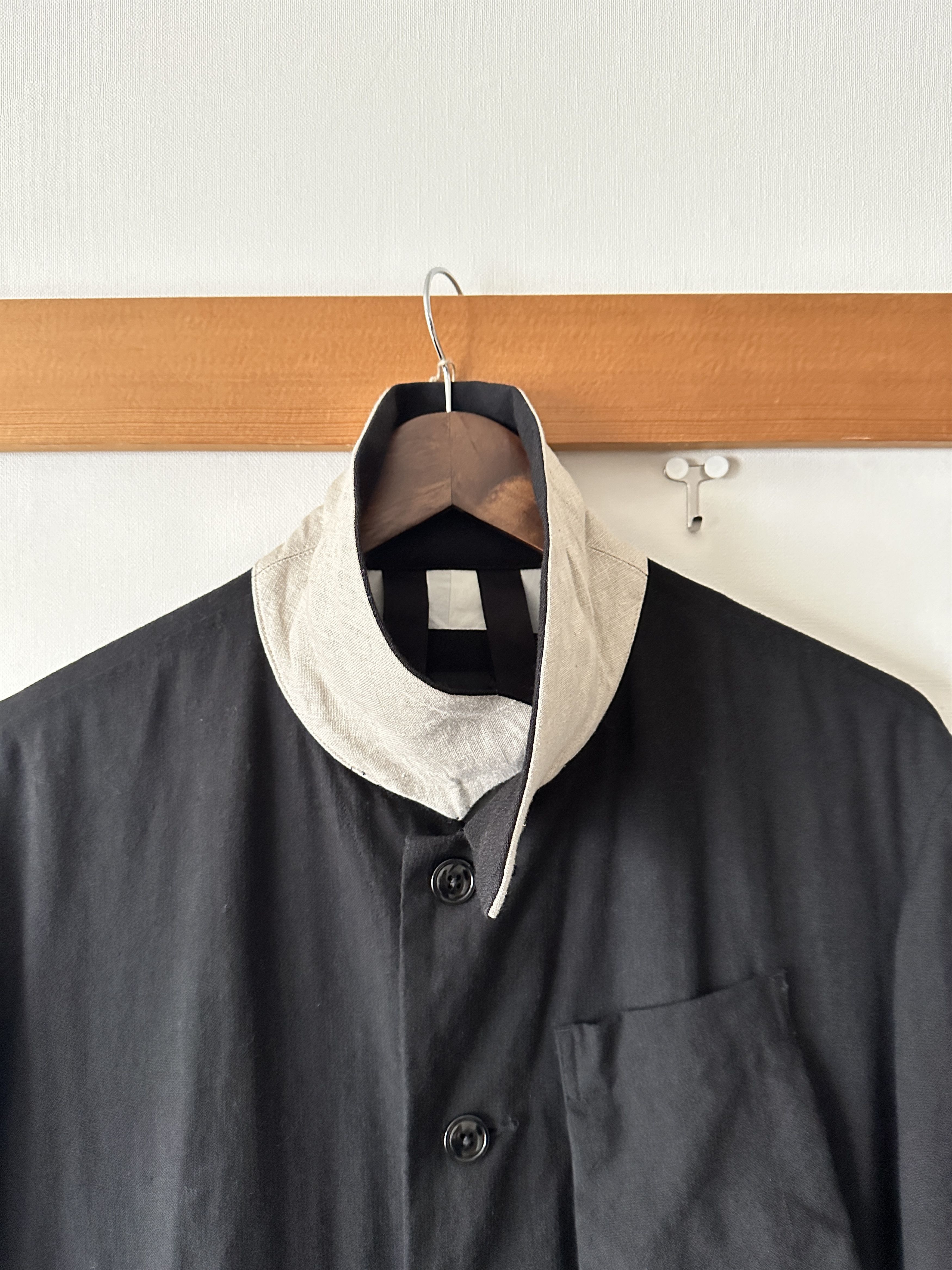 KLASICA KLASICA Kistel Linen Wool Monotone Hound Tooth Coat 21AW Size US M / EU 48-50 / 2 - 3 Thumbnail