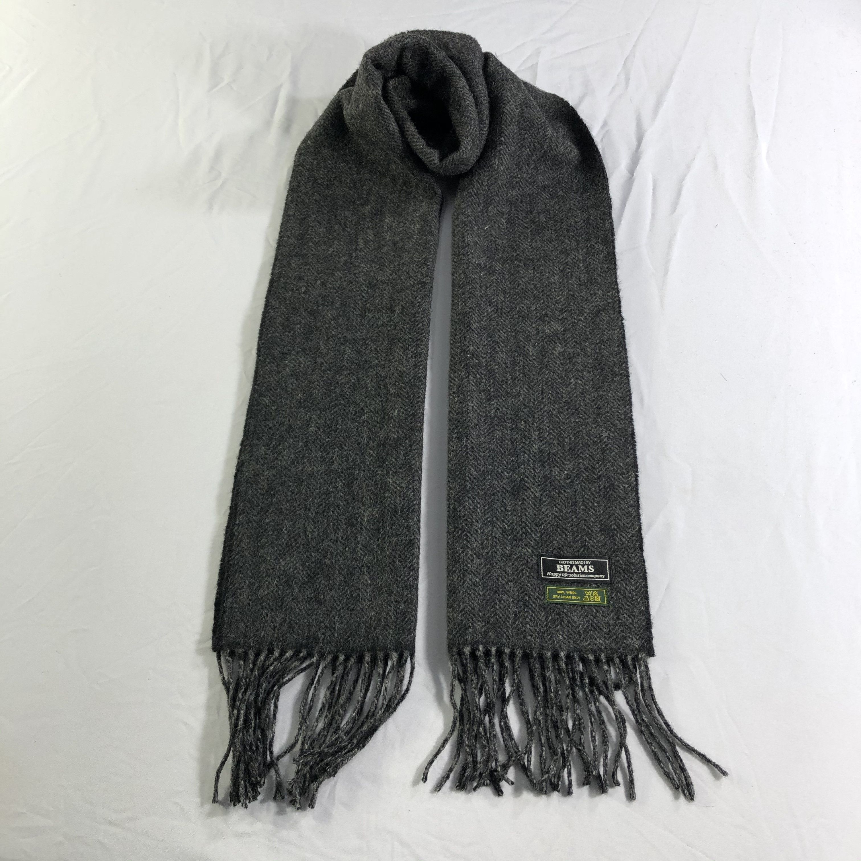 Beams Plus Beams Wool Scarf Muffler Neckwear V2561 Size ONE SIZE - 1 Thumbnail