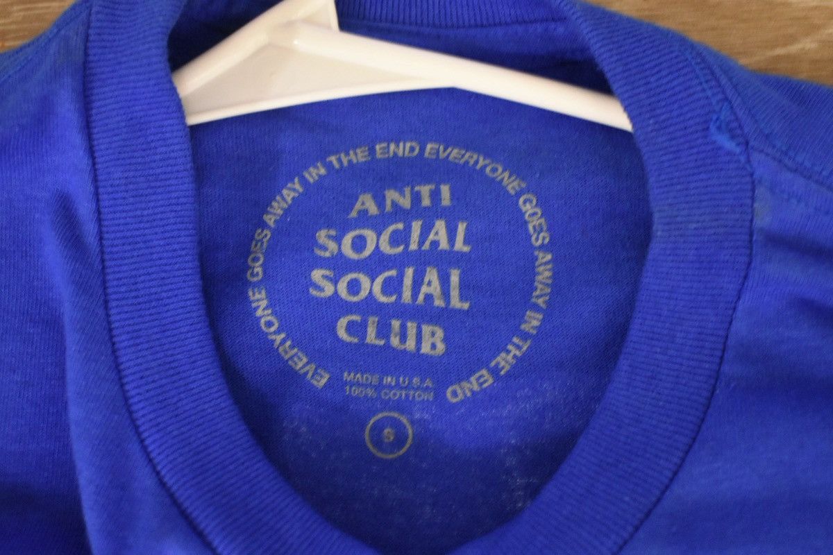 Anti Social Social Club Blue Anti Social Tee Size US S / EU 44-46 / 1 - 2 Thumbnail