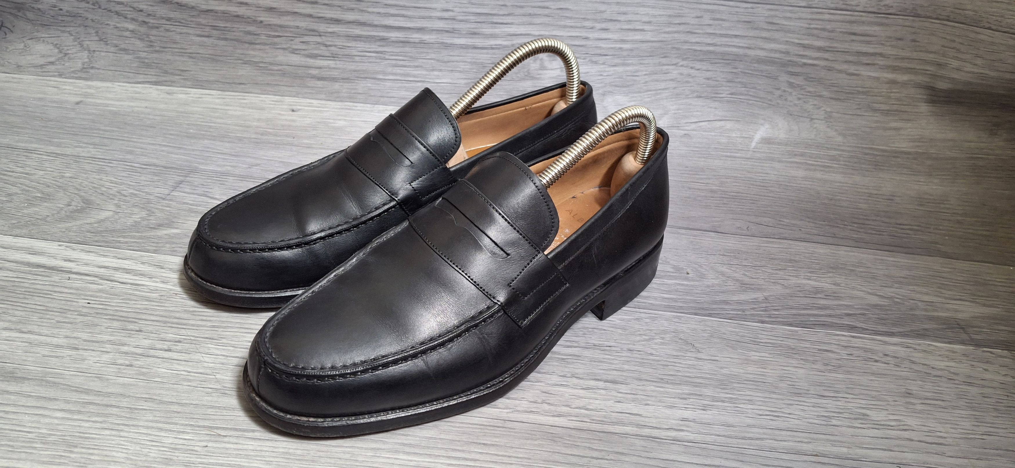 Carmina Carmina black leather penny loafers uk 6.5EE Size US 7.5 / EU 40-41 - 3 Thumbnail
