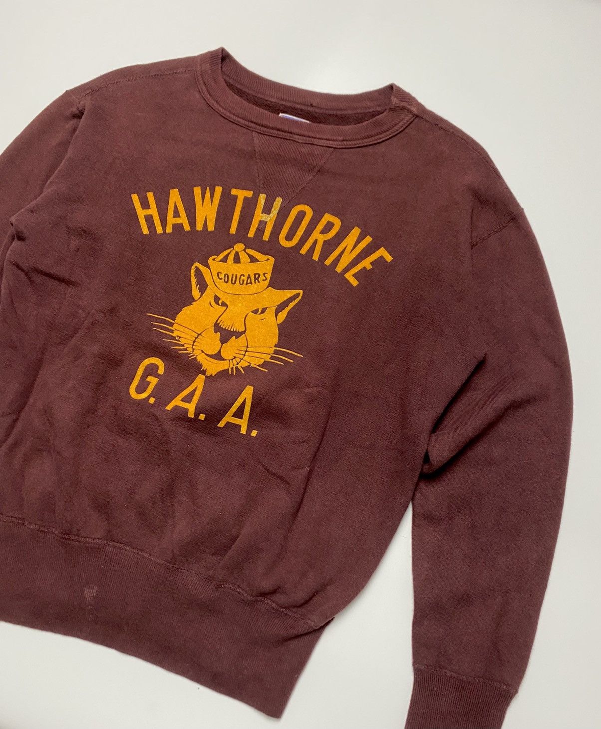 Vintage 50s Sweatshirt Design Hawthorne Dubbleworks by Warehouse Size US S / EU 44-46 / 1 - 2 Thumbnail