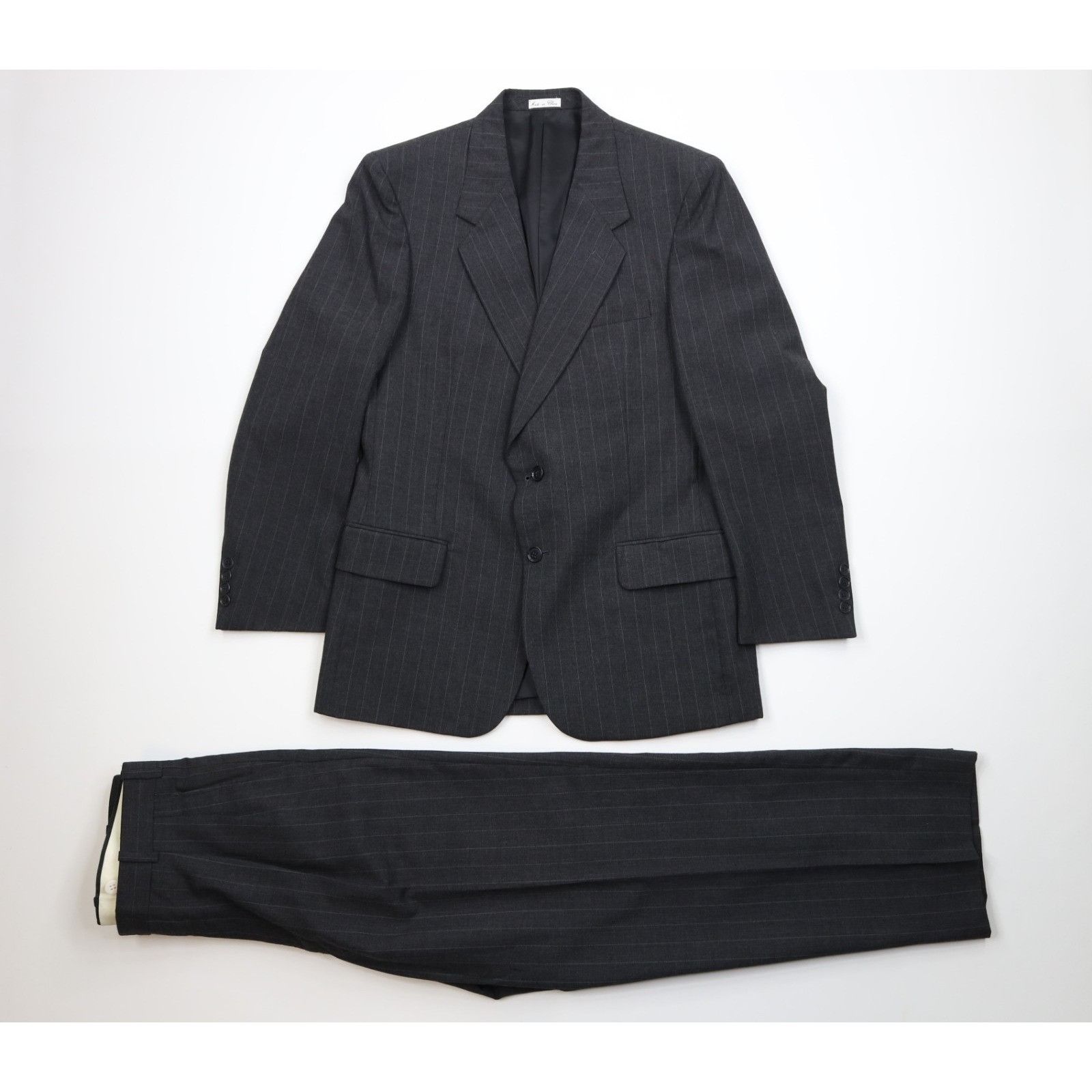 Vintage Vintage 90s Streetwear 2 Piece Wool Blend Wedding Suit Size 40R - 1 Thumbnail