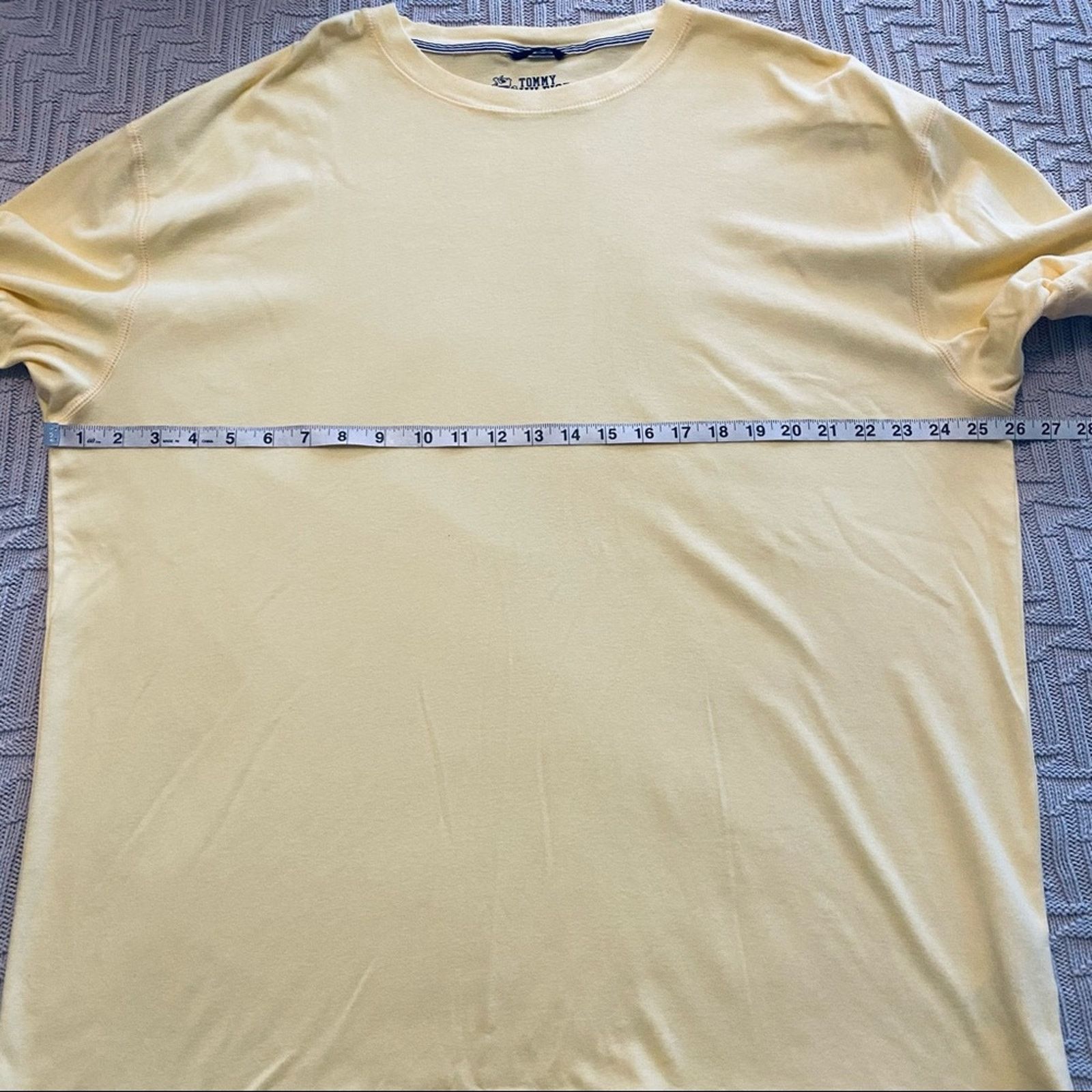 Tommy Hilfiger Tommy Hilfiger solid yellow tee Size US XXL / EU 58 / 5 - 5 Thumbnail