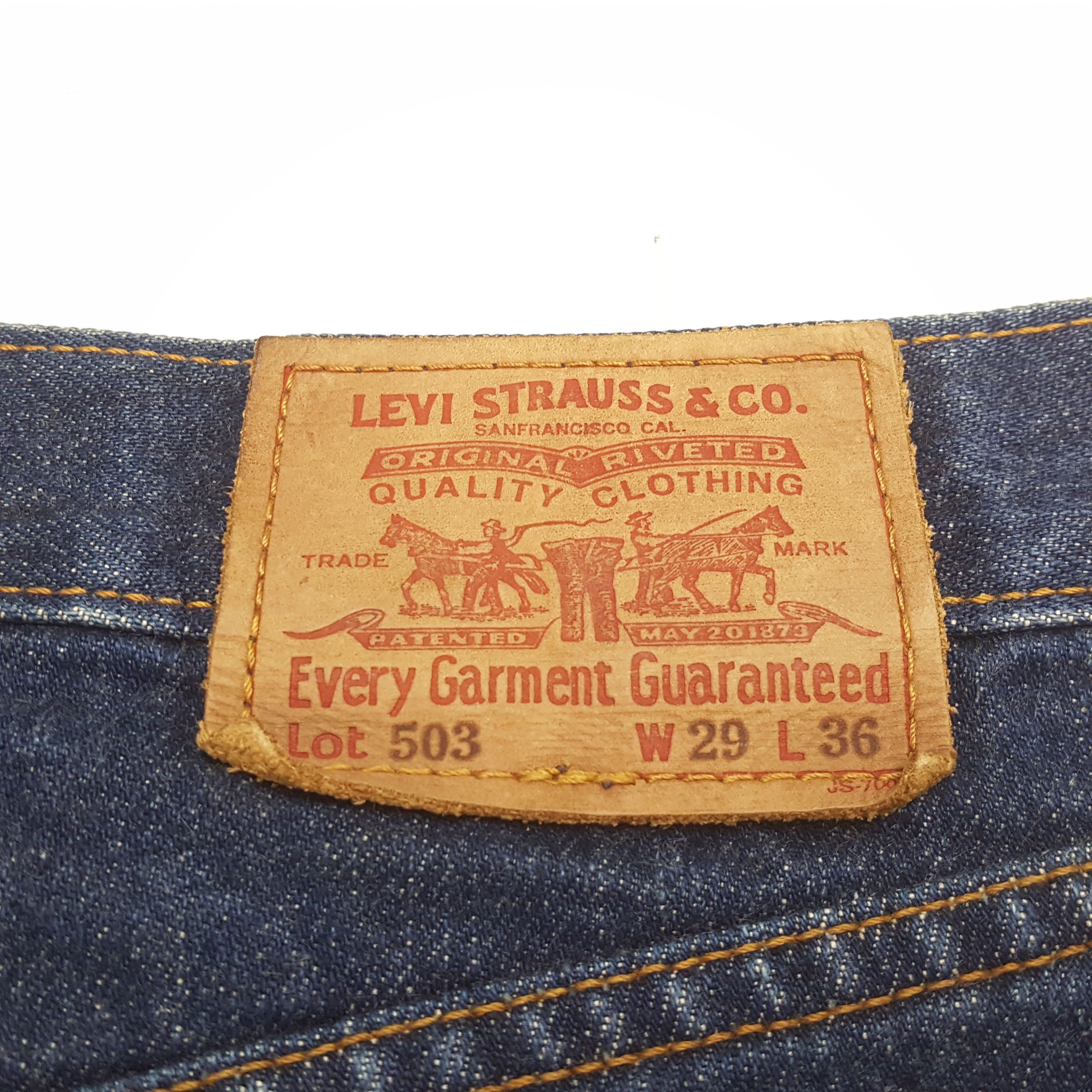 Levi's Levis 503 Streetwear Style Jeans RR16 Size US 27 - 16 Thumbnail
