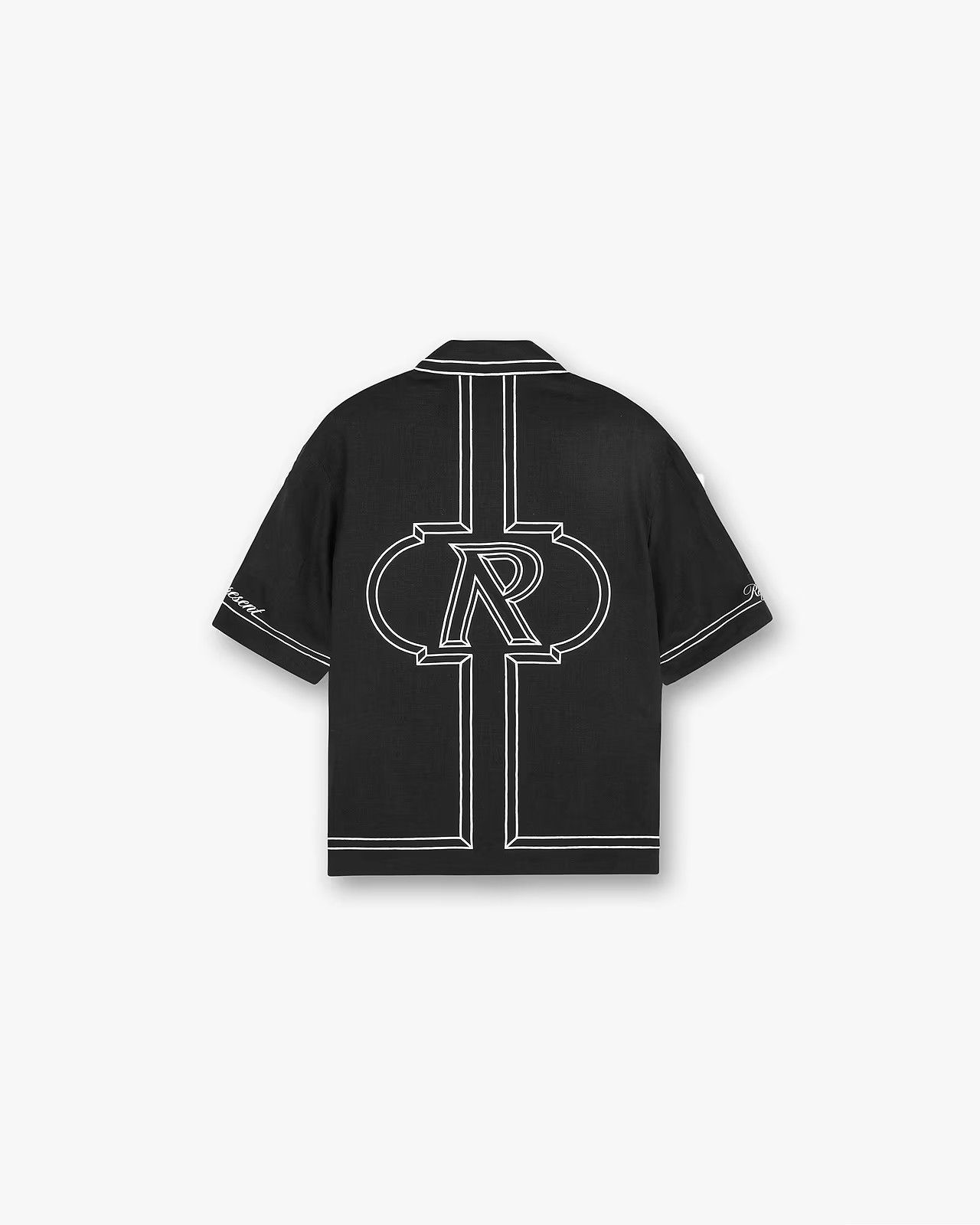 Represent Clo. o1mle1125 Border Shirt in Black Size US XS / EU 42 / 0 - 2 Thumbnail