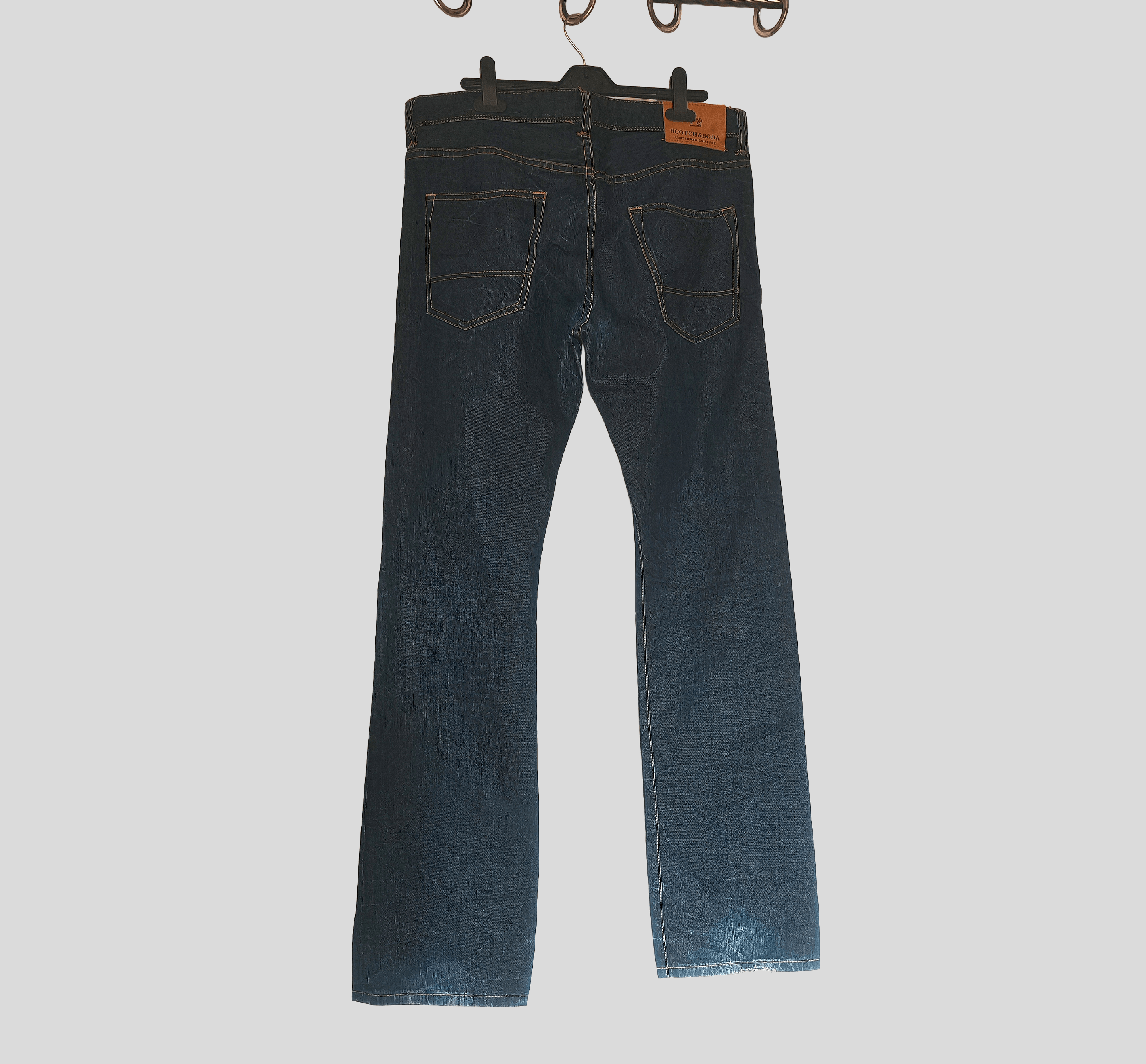 Scotch & Soda Scotch & Soda Snatch Blue Straight Jeans sz 34/34 Size US 34 / EU 50 - 9 Thumbnail