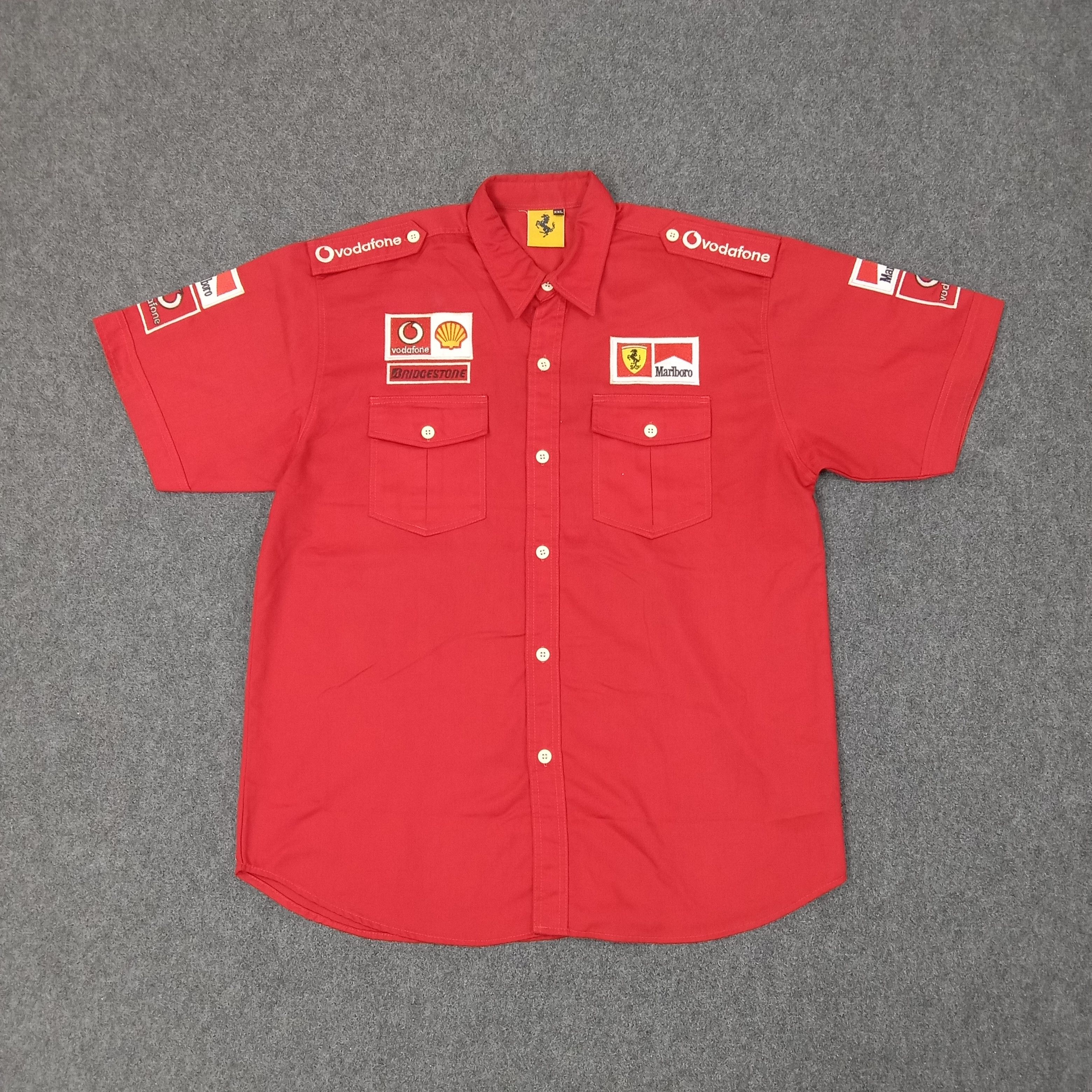 Ferrari Ferrari Marlboro Motorsports Button Up Shirt C259N13 Size US L / EU 52-54 / 3 - 3 Thumbnail