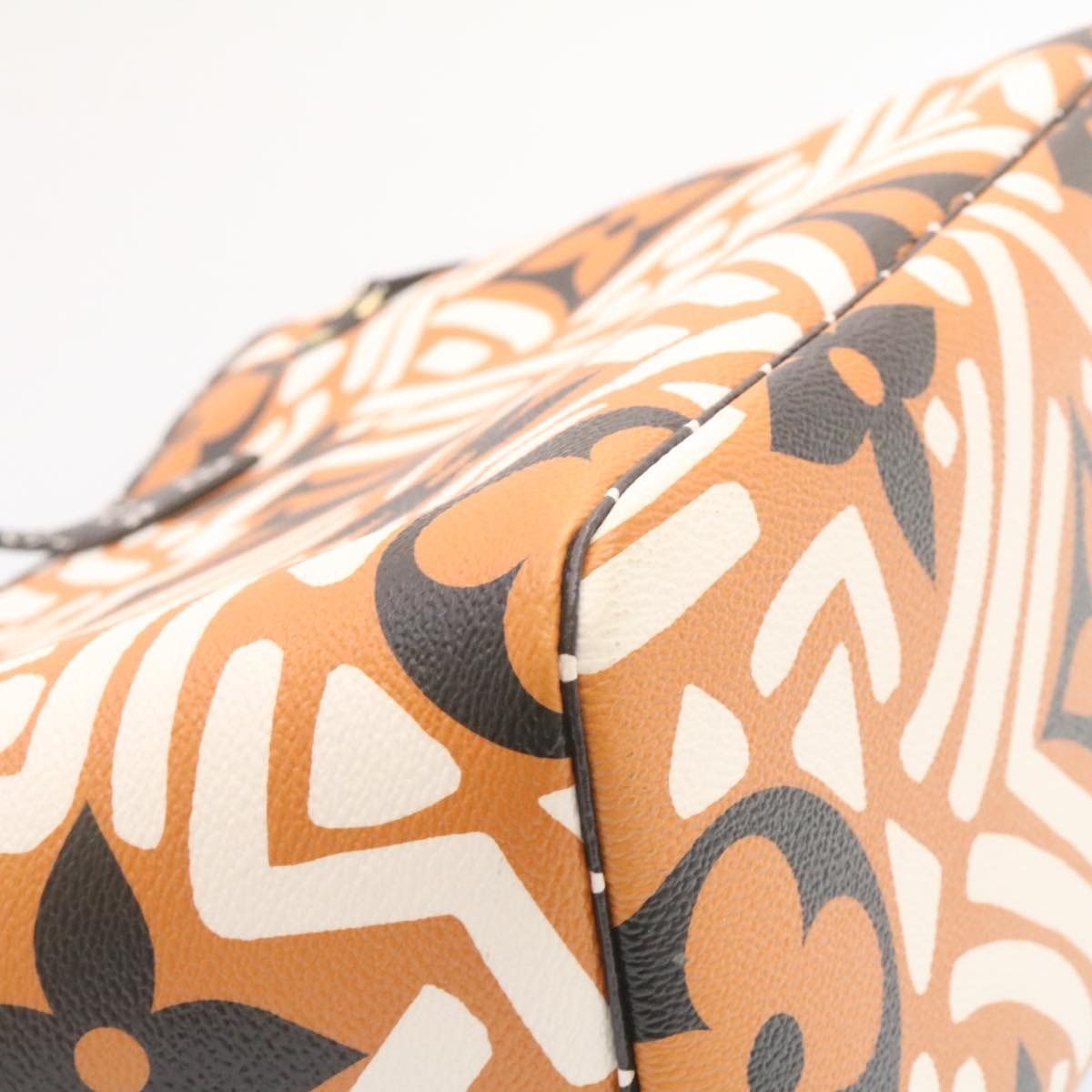 Louis Vuitton LOUIS VUITTON Monogram Giant Neverfull MM Tote Bag Caramel Size ONE SIZE - 9 Thumbnail