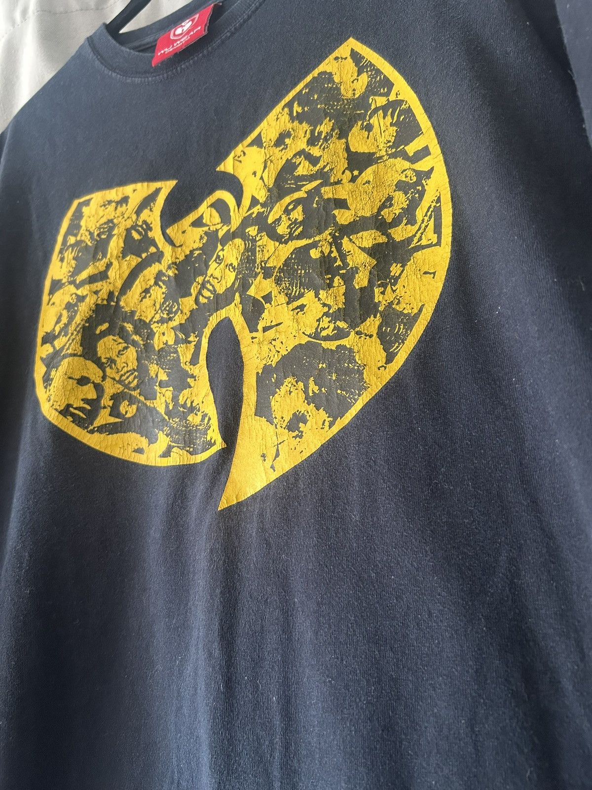 Wu-Tang Clan Wu-Wear Denim ‘Faces’ Tee • Rare • Vintage • Sz-Med Size US M / EU 48-50 / 2 - 2 Thumbnail
