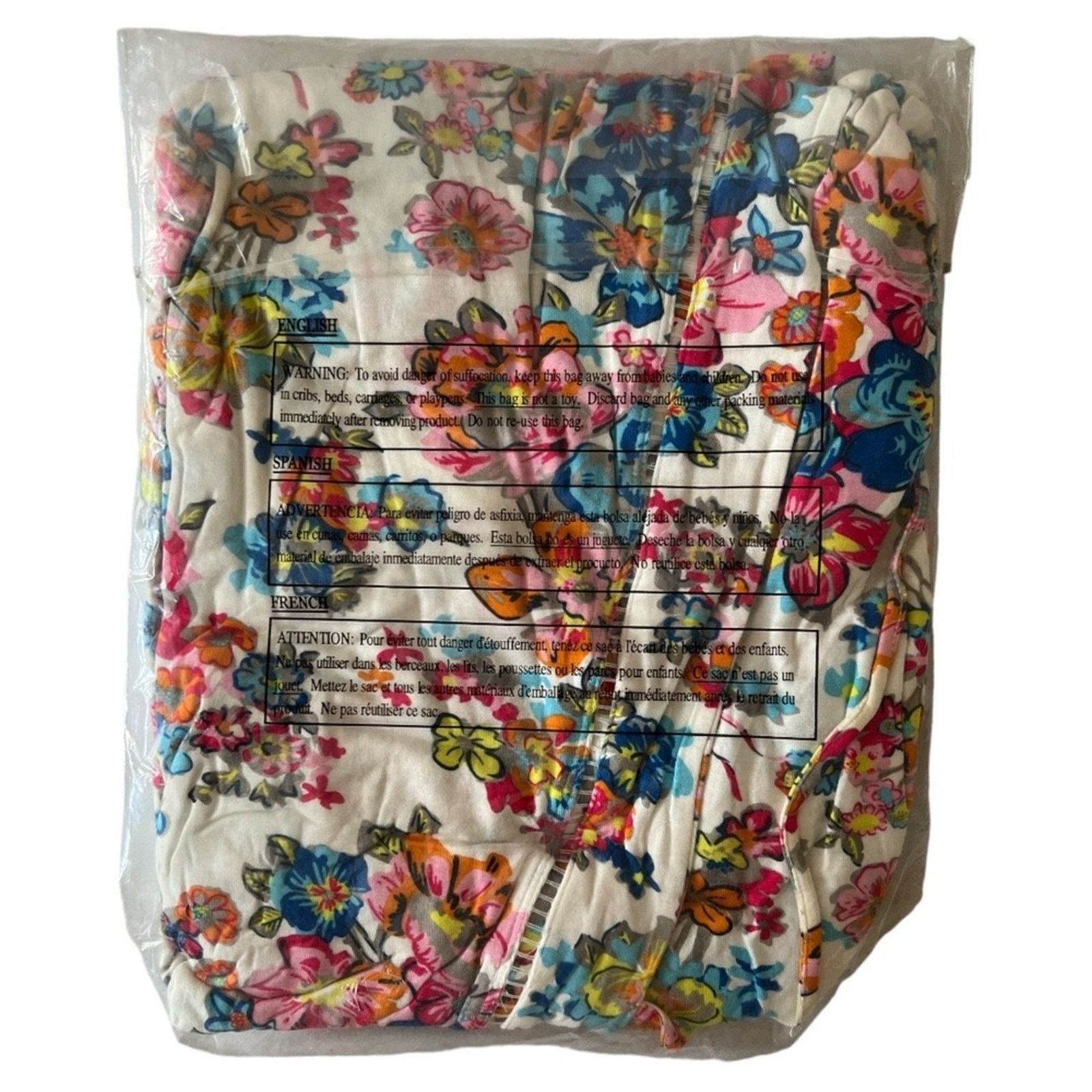 Vera Bradley VERA BRADLEY Pretty Posies Heather Wrap Robe w/ Tags, XL Size ONE SIZE - 7 Thumbnail