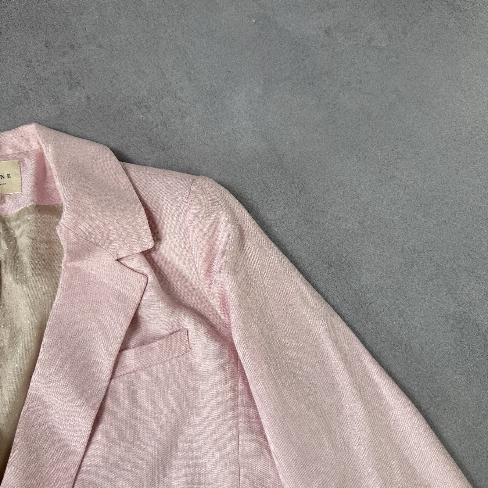 Sezane Sezane Paris Pink Double-Breasted Blazer Jacket Women's Size XS / US 0-2 / IT 36-38 - 9 Thumbnail