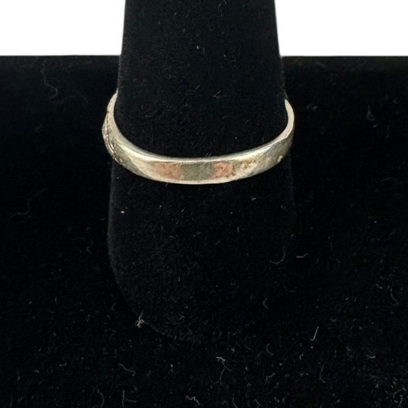 Other Men's Sterling Silver Aquamarine 11 Mid Century Woven Design Size ONE SIZE - 4 Thumbnail