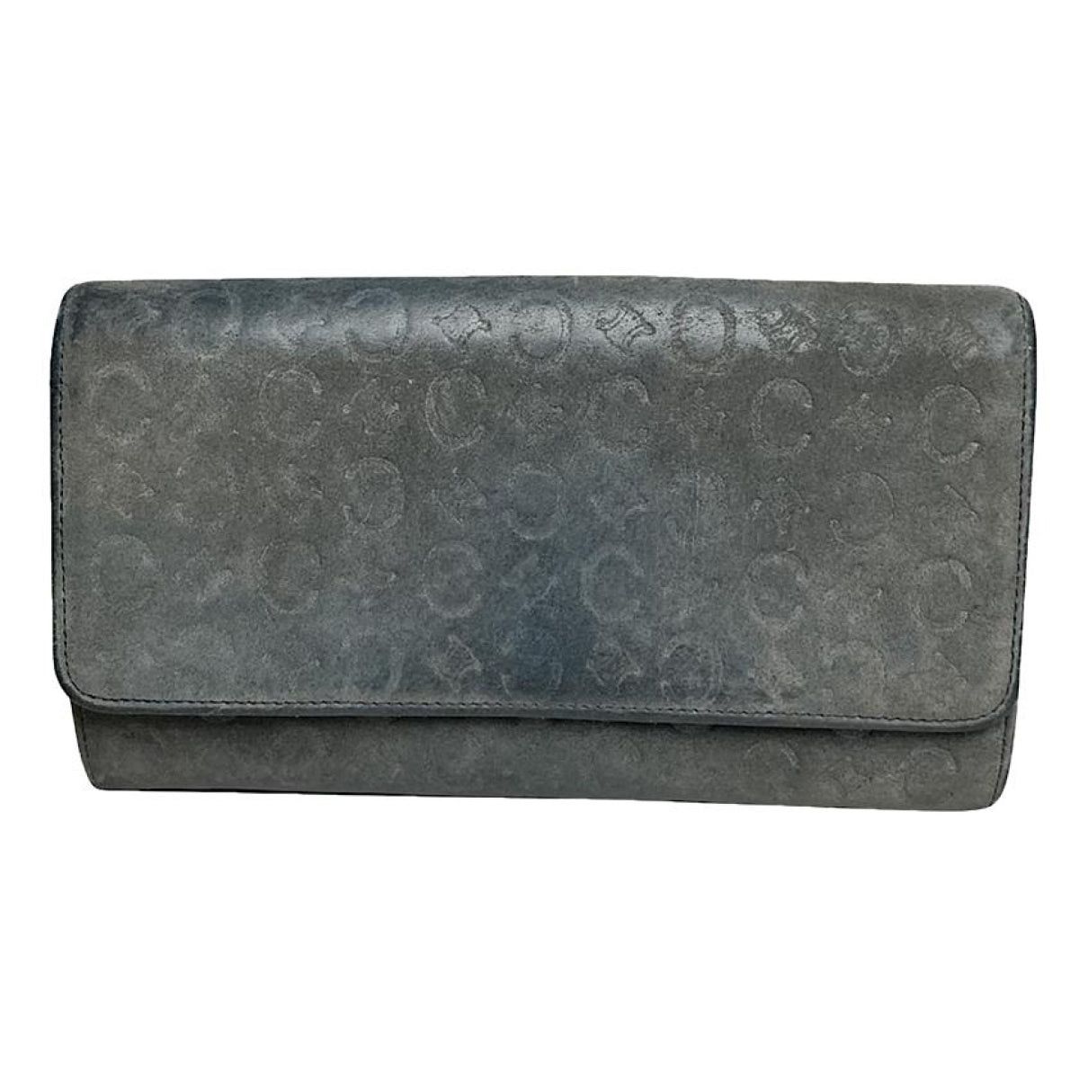 Celine Triomphe Vintage Navy Leather Wallet Size ONE SIZE - 1 Thumbnail