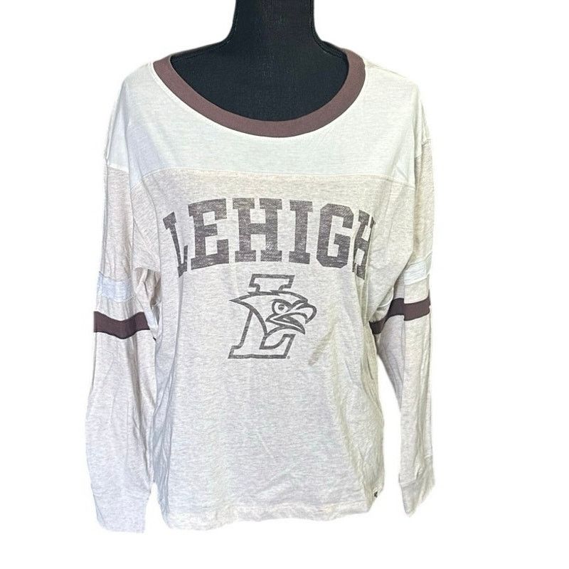 47 Brand 47 Natural Lehigh Womens All Class Lena LS Tee Size M / US 6-8 / IT 42-44 - 1 Thumbnail