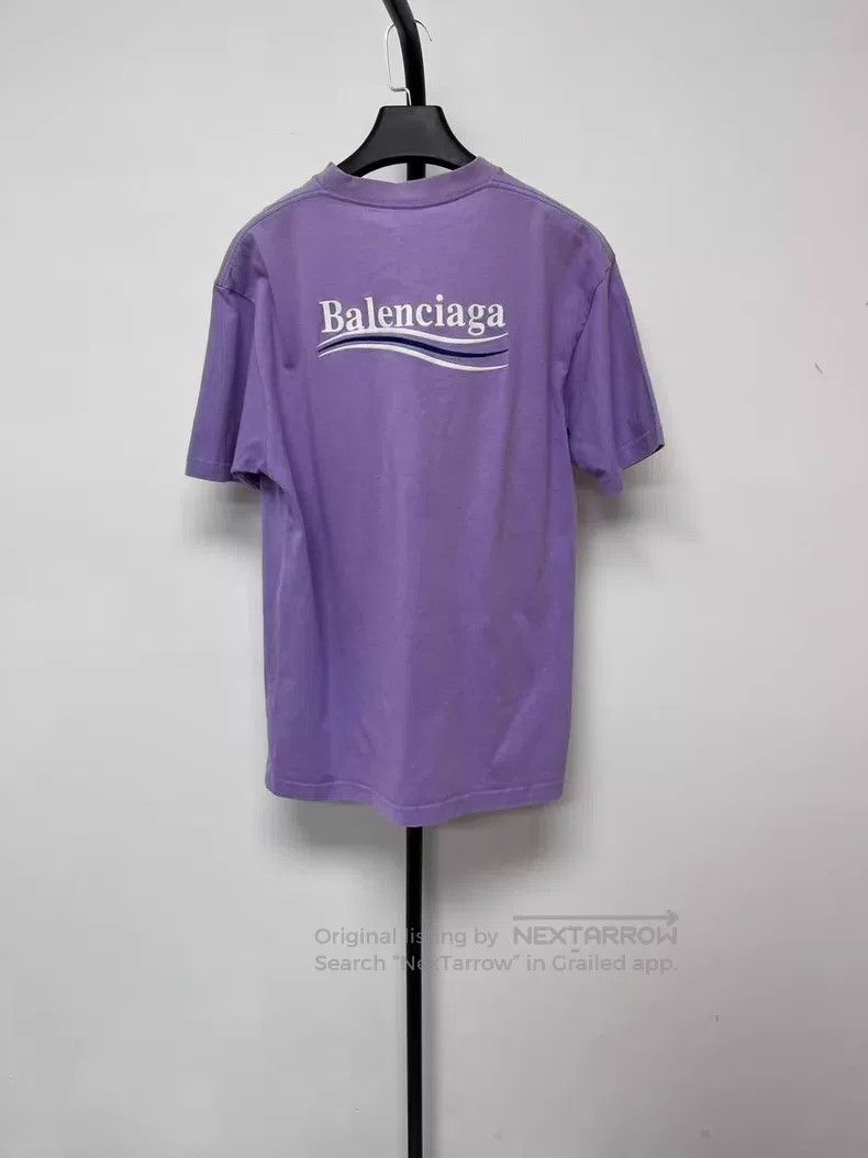 Balenciaga Balenciaga Letter Logo Solid Color Round Neck Short Sleeve Size US XXS / EU 40 - 2 Thumbnail