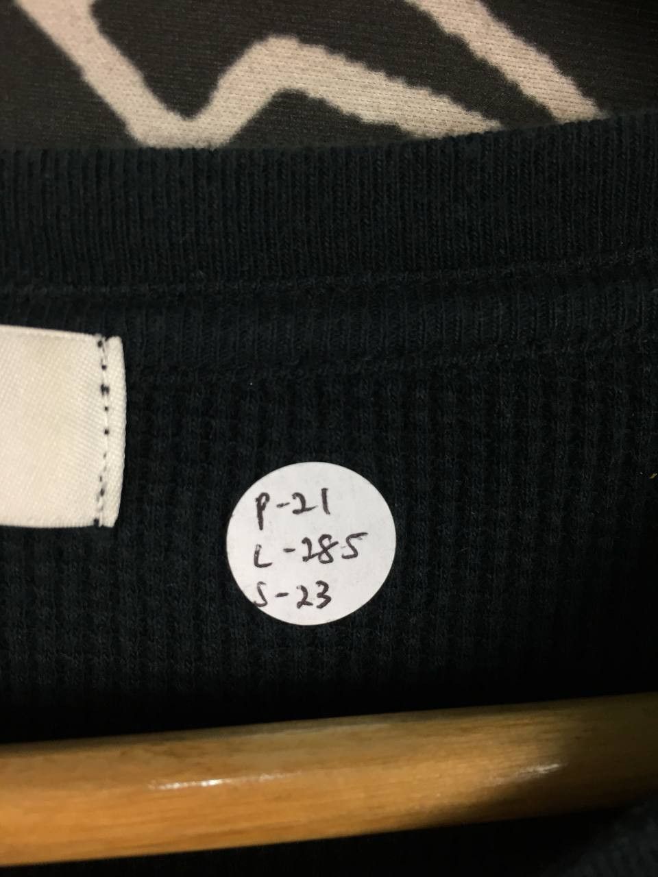 monkey time Monkey Time Japan Waffle Knit Curved Hem Thermal Tee Size US M / EU 48-50 / 2 - 13 Thumbnail