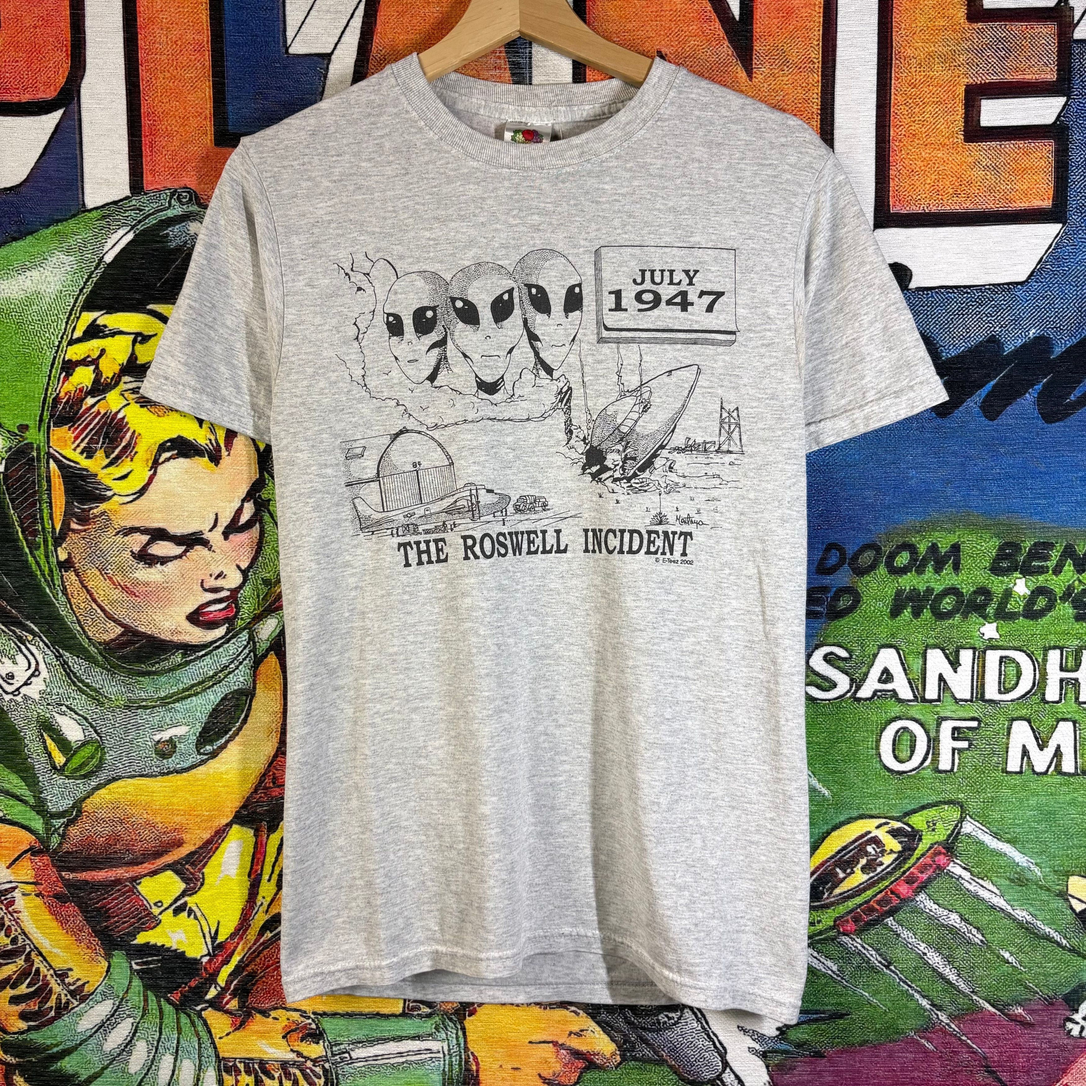 Vintage Aliens 2002 " Rosell Incident" Tee Size Small Size US S / EU 44-46 / 1 - 1 Thumbnail