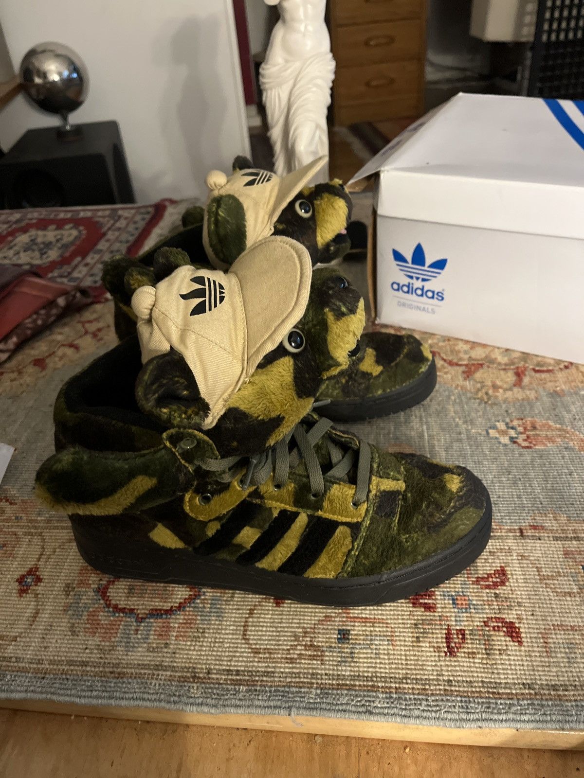 Adidas × Jeremy Scott JEREMY SCOTT X ADIDAS Camo Bear Size US 8.5 / EU 41-42 - 4 Thumbnail