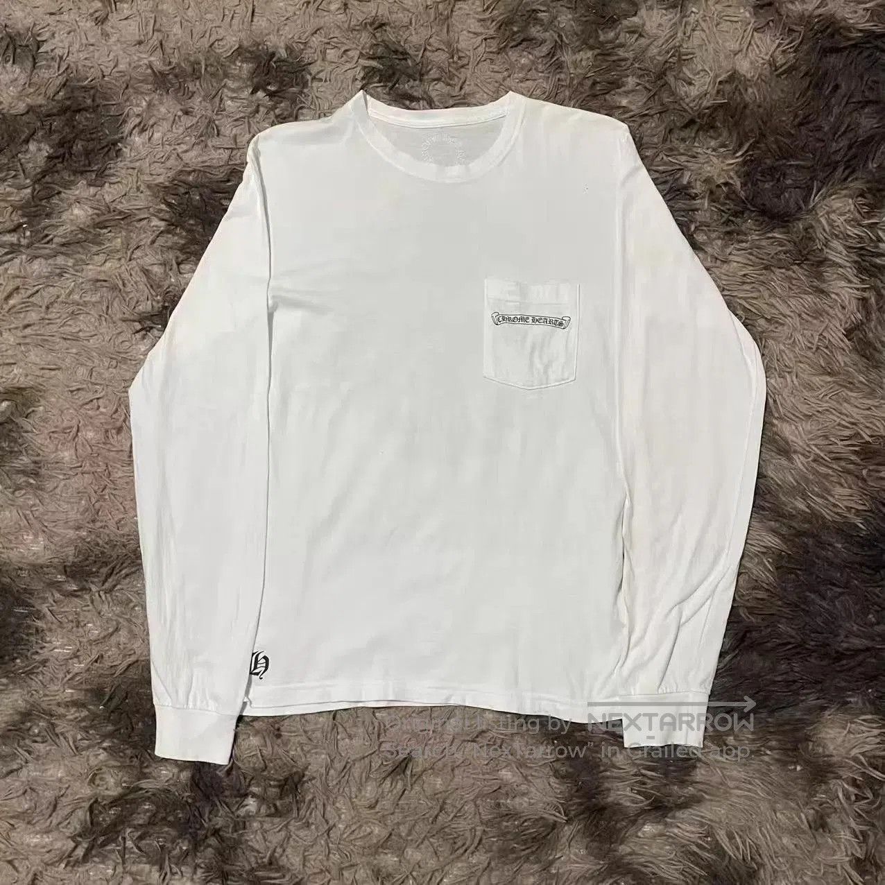 Chrome Hearts White Long Sleeve Pocket Shirt Size M. Size US M / EU 48-50 / 2 - 1 Thumbnail