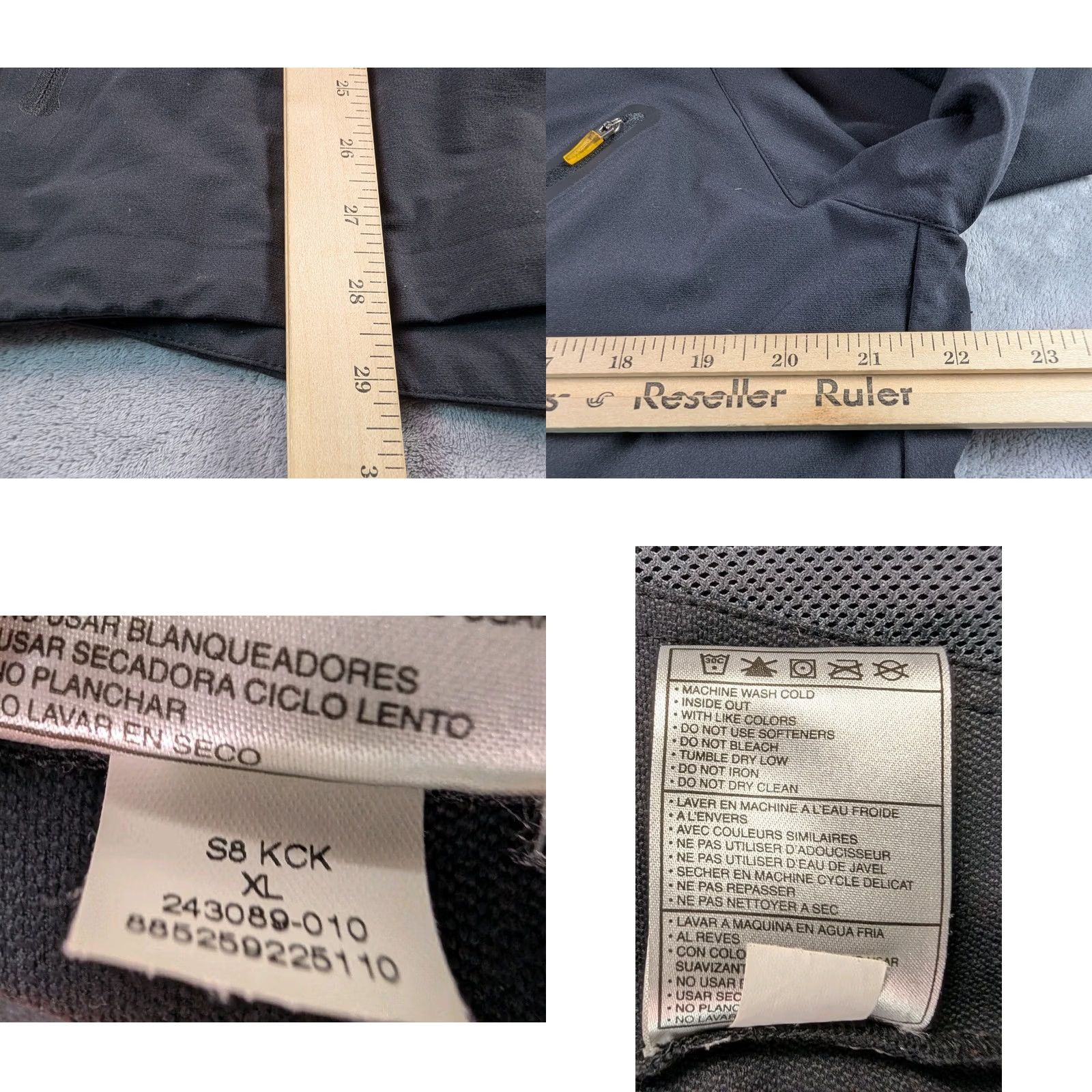 Nike ACG Nike ACG Jacket Mens XL Black Lightweight Soft Shell Windbreaker Outdoors Hiking Zip Jacket Size US XL / EU 56 / 4 - 8 Thumbnail