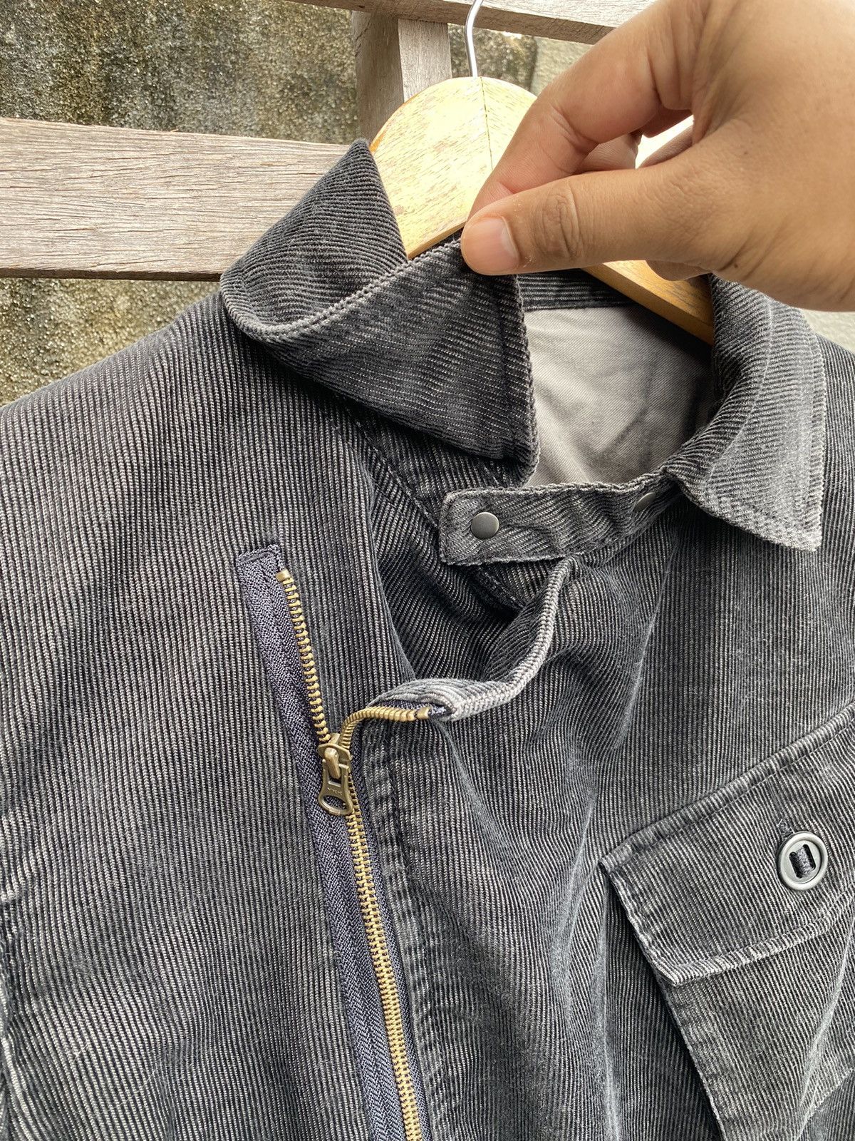 If Six Was Nine 🔥 Rare 🔥 Vintage PPFM Punk Style Corduroy Jacket Size M / US 6-8 / IT 42-44 - 5 Thumbnail