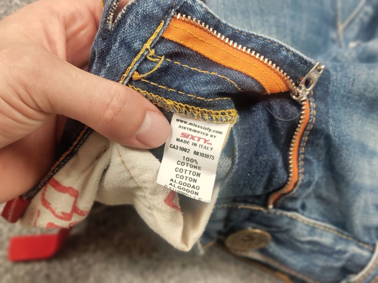 Miss Sixty Miss Sixty Vintage Y2K Distressed denim Blue Mini Skirt Size 27" / US 4 / IT 40 - 15 Thumbnail