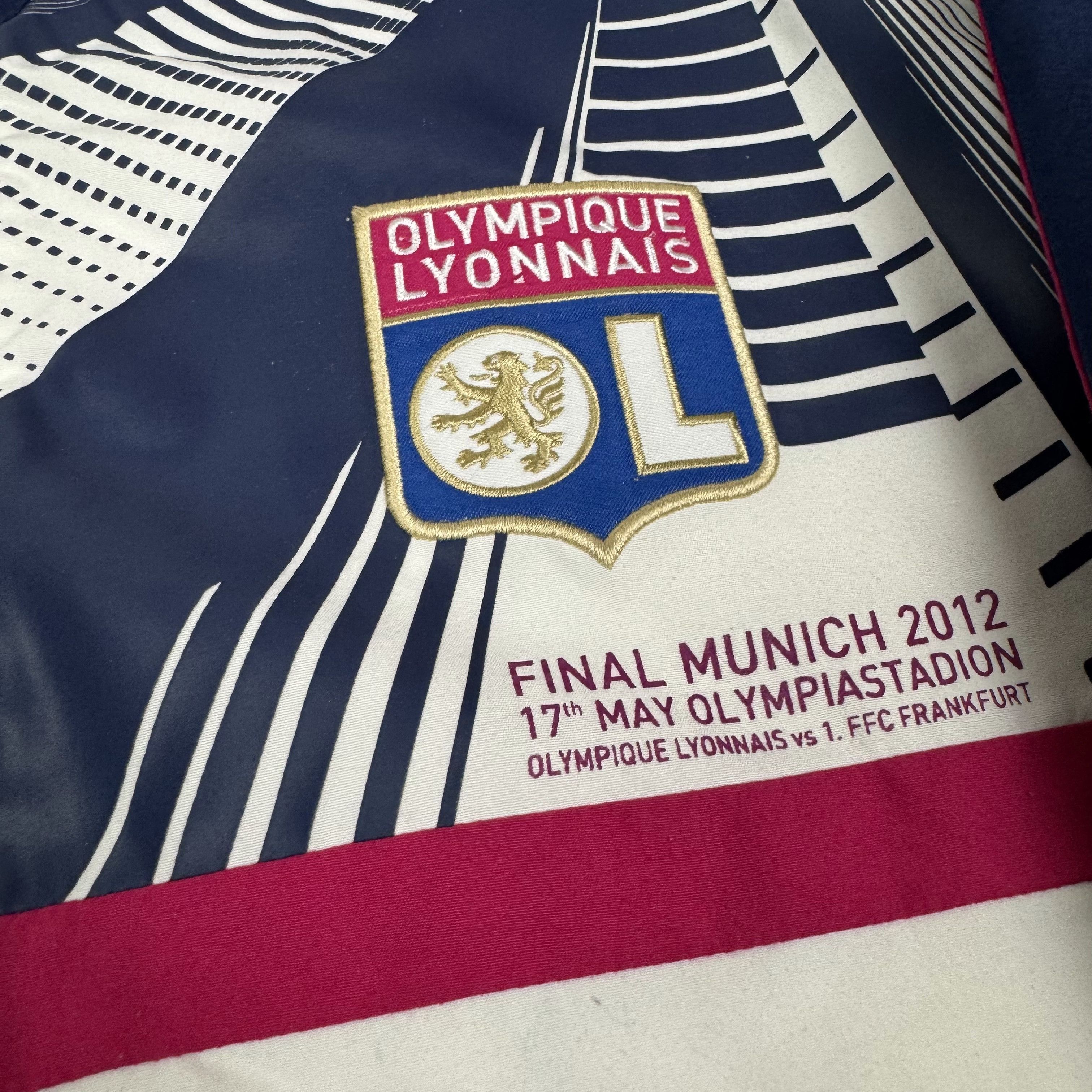 Adidas Olympique Lyonnais Player Issue Final munich 2012 Jacket Size US S / EU 44-46 / 1 - 8 Thumbnail
