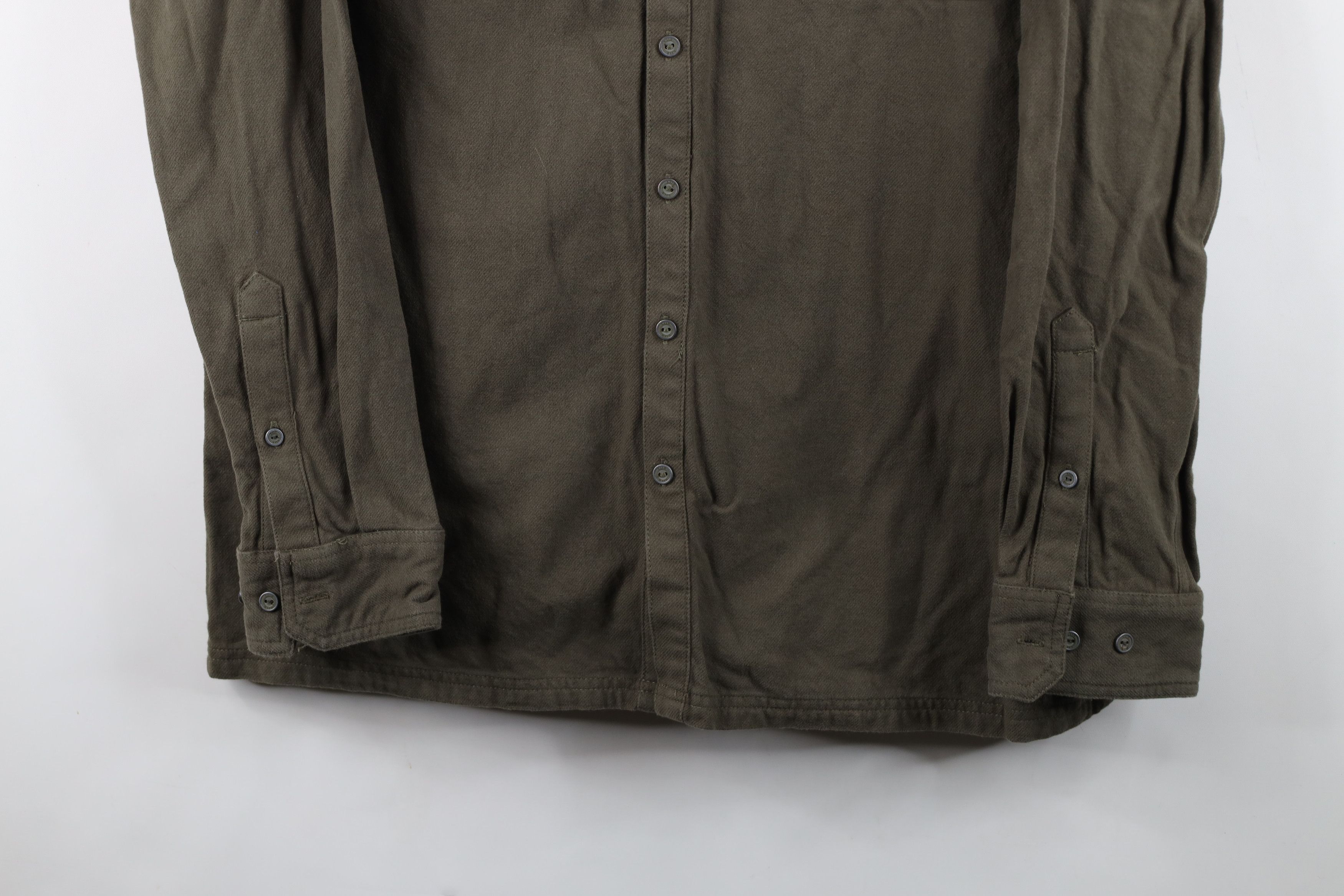 Vintage 5.11 Tactical Series Long Sleeve Snap Button Shirt Green Size US L / EU 52-54 / 3 - 3 Thumbnail
