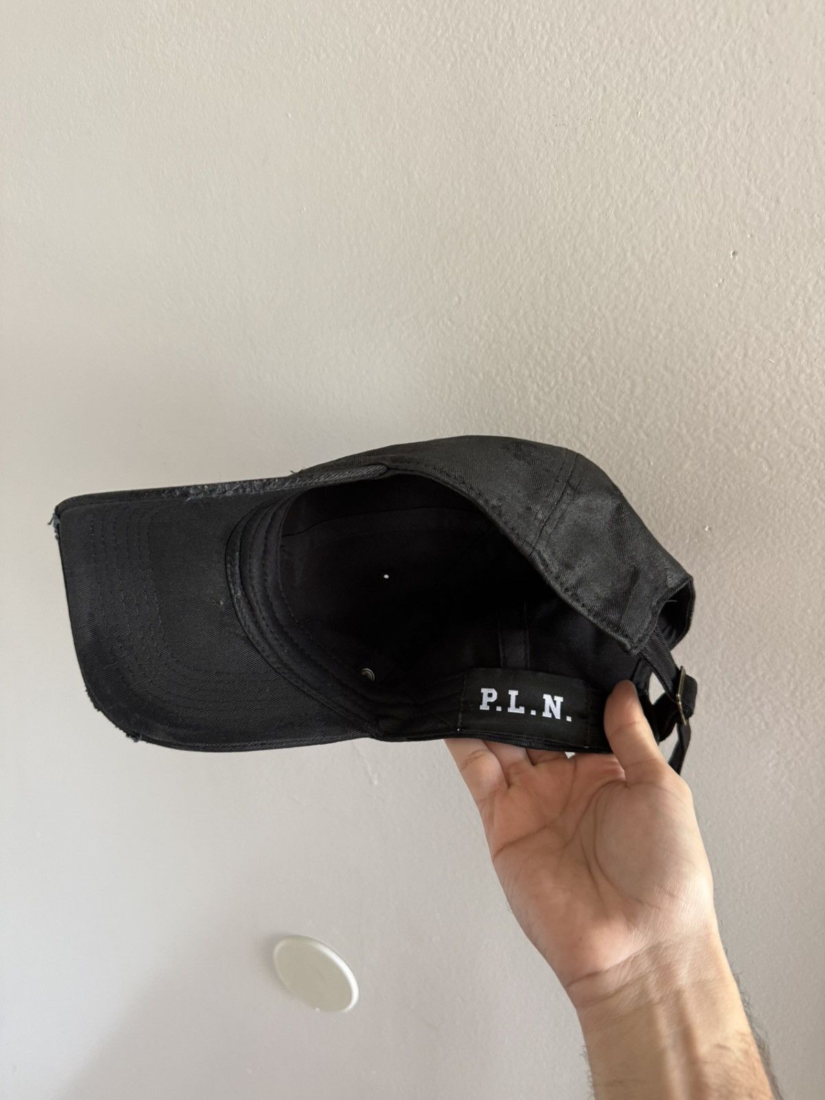 P.L.N. P.L.N. Oilskin Waxed Coated Cotton Distressed Cap/Hat Size ONE SIZE - 20 Thumbnail