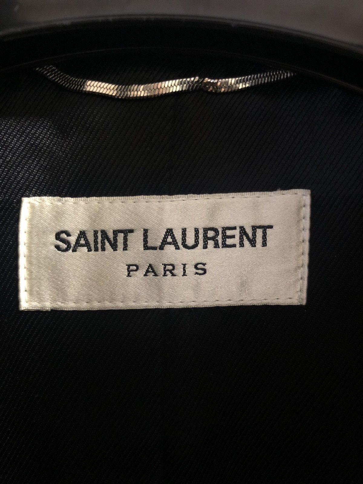 Saint Laurent Paris Leather Teddy Jacket sz46 Size US S / EU 44-46 / 1 - 7 Thumbnail