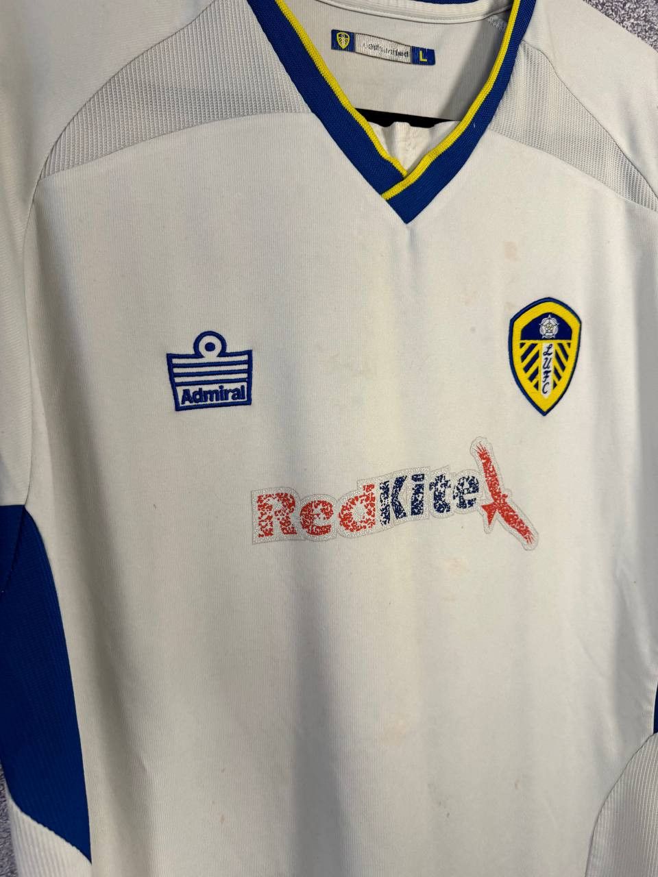 Vintage KANDOL Leeds United 2007/08 Admiral Soccer Jersey Size US L / EU 52-54 / 3 - 8 Thumbnail