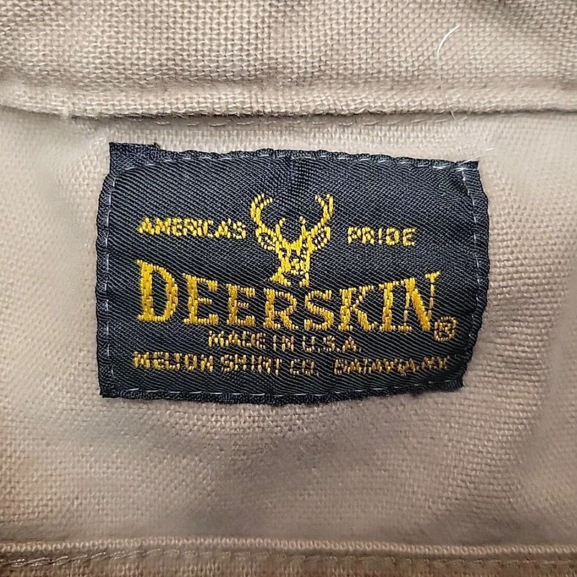 Vintage VINTAGE Melton Deerskin Shirt Mens LT Long Sleeve Flannel Button-Up Pockets Made in USA Brown Regular Big & Tall Shirt Size US L / EU 52-54 / 3 - 4 Thumbnail